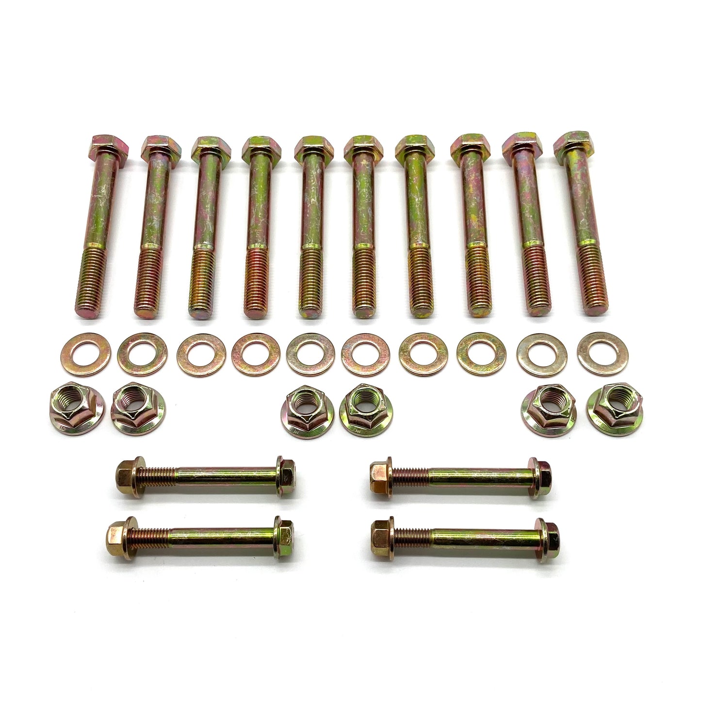 Jeep Cherokee XJ 84-01 Front Control Arm + Rear Leaf Spring & Shackle Bolts 10.9