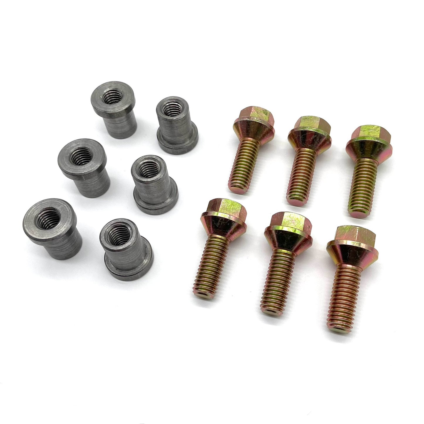 Jeep Wrangler YJ TJ 87-02 Skid Plate Bolts + Weld Nuts to replace Nutserts