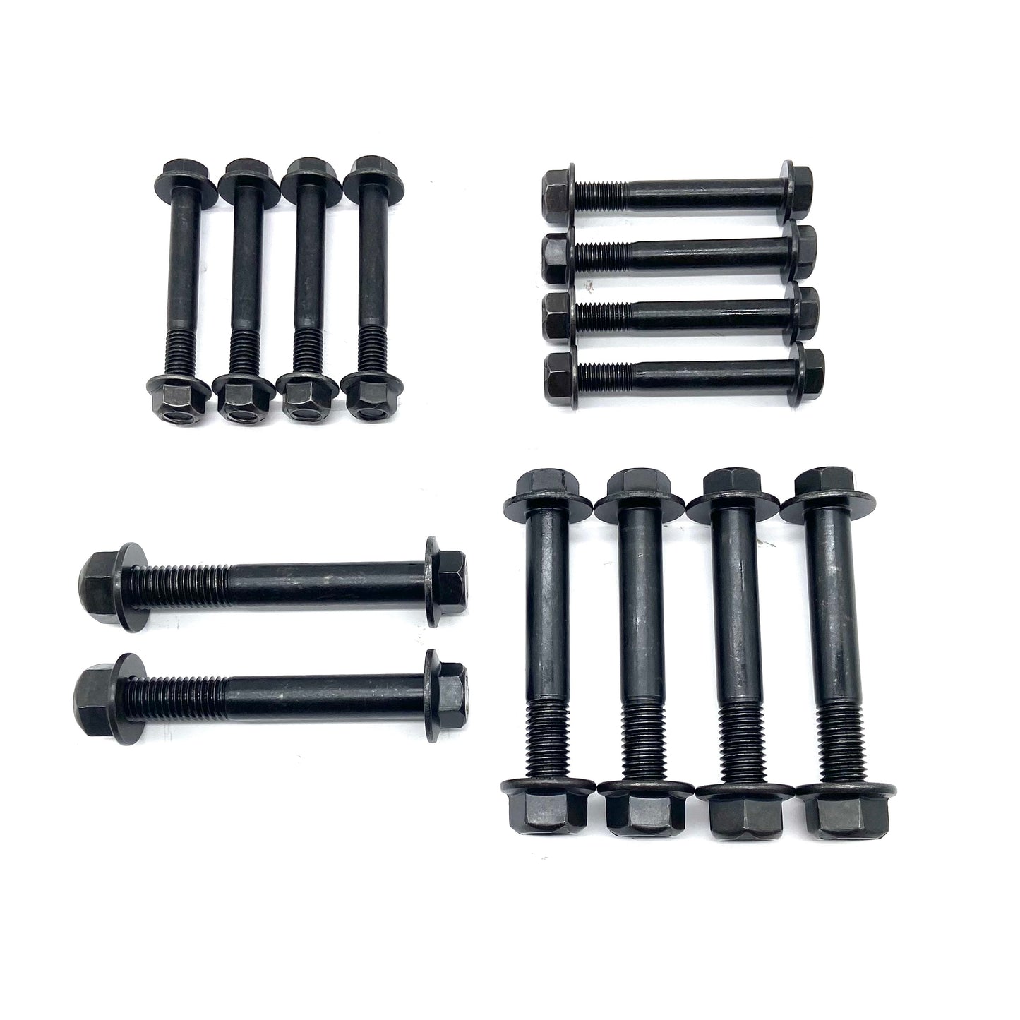 Jeep Wrangler TJ 97-06 Control Arm Bolts 10.9 BLACK Front Rear Upper Lower