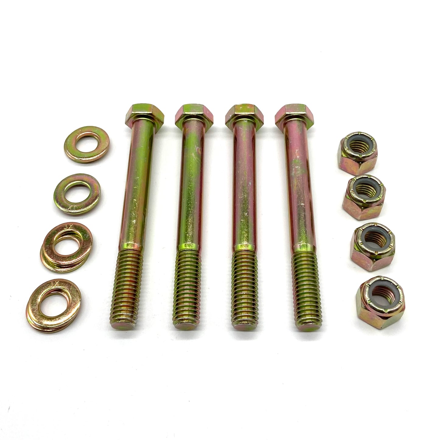 Jeep Wrangler YJ 87-95 Leaf Spring Shackle Bolts GRADE 8 Yellow Zinc (4)
