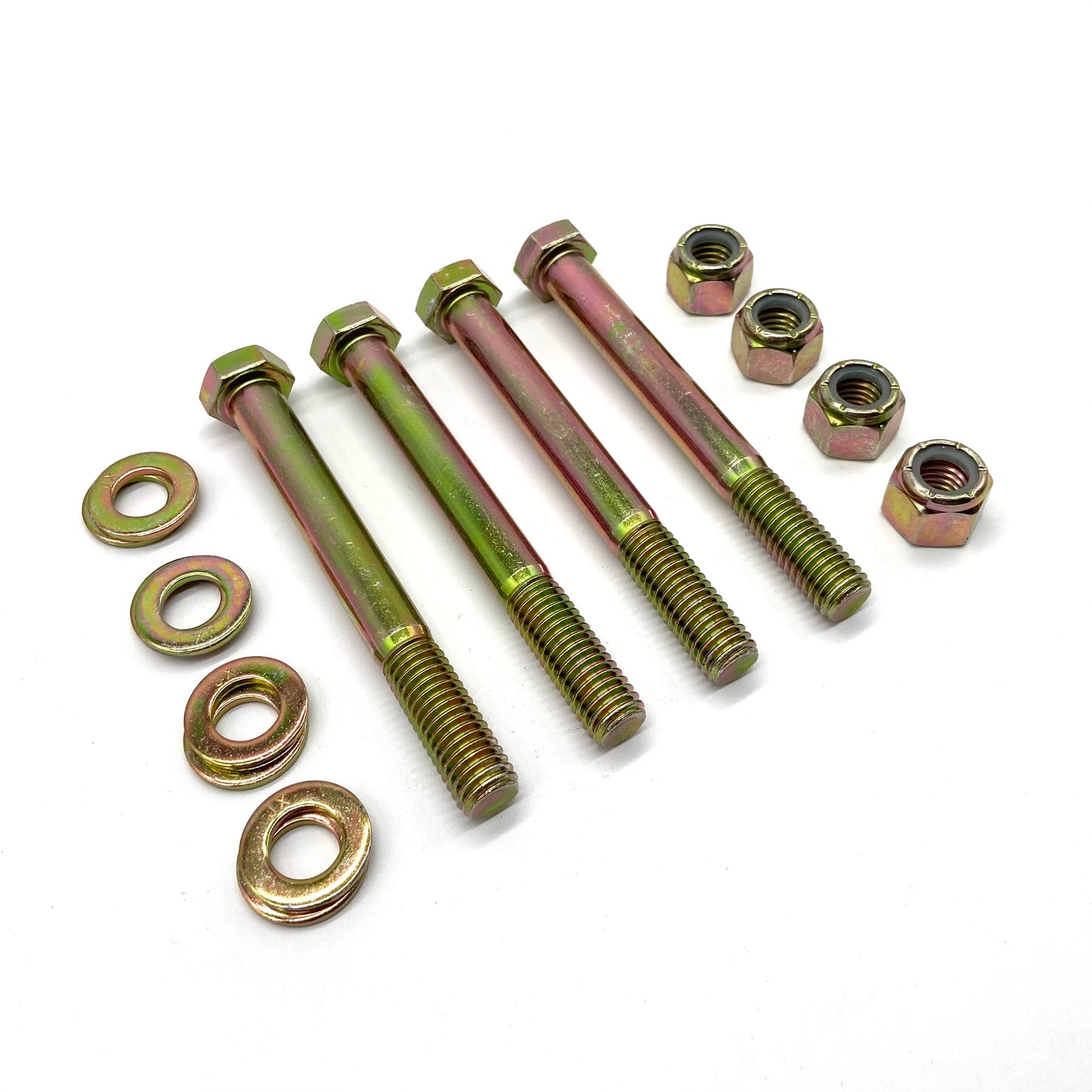 Jeep Wrangler YJ 87-95 Leaf Spring Shackle Bolts GRADE 8 Yellow Zinc (4)
