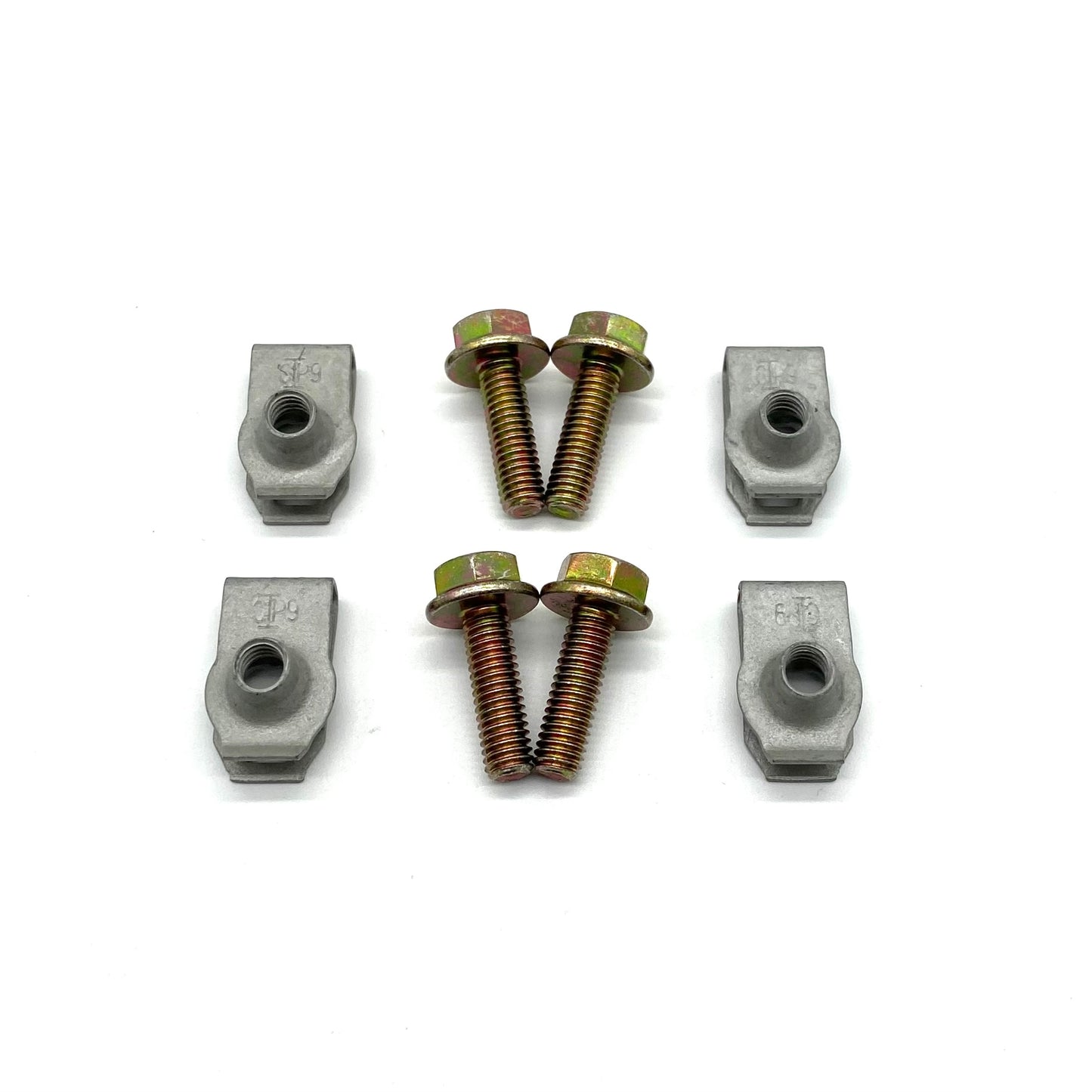 Jeep Wrangler JK JKU 07-18 Brake Line to Frame Bolts + U Nuts Caliper Hose