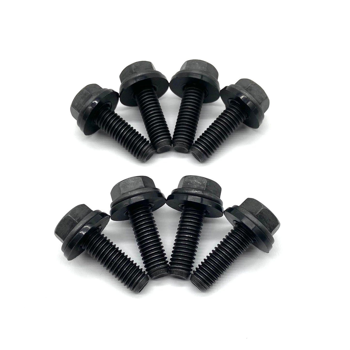 Jeep Wrangler JK 07-18 Tailgate Spare Tire Carrier Bracket Bolts 10.9 Black