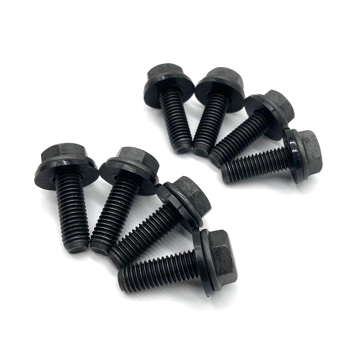 Jeep Wrangler JK 07-18 Tailgate Spare Tire Carrier Bracket Bolts 10.9 Black