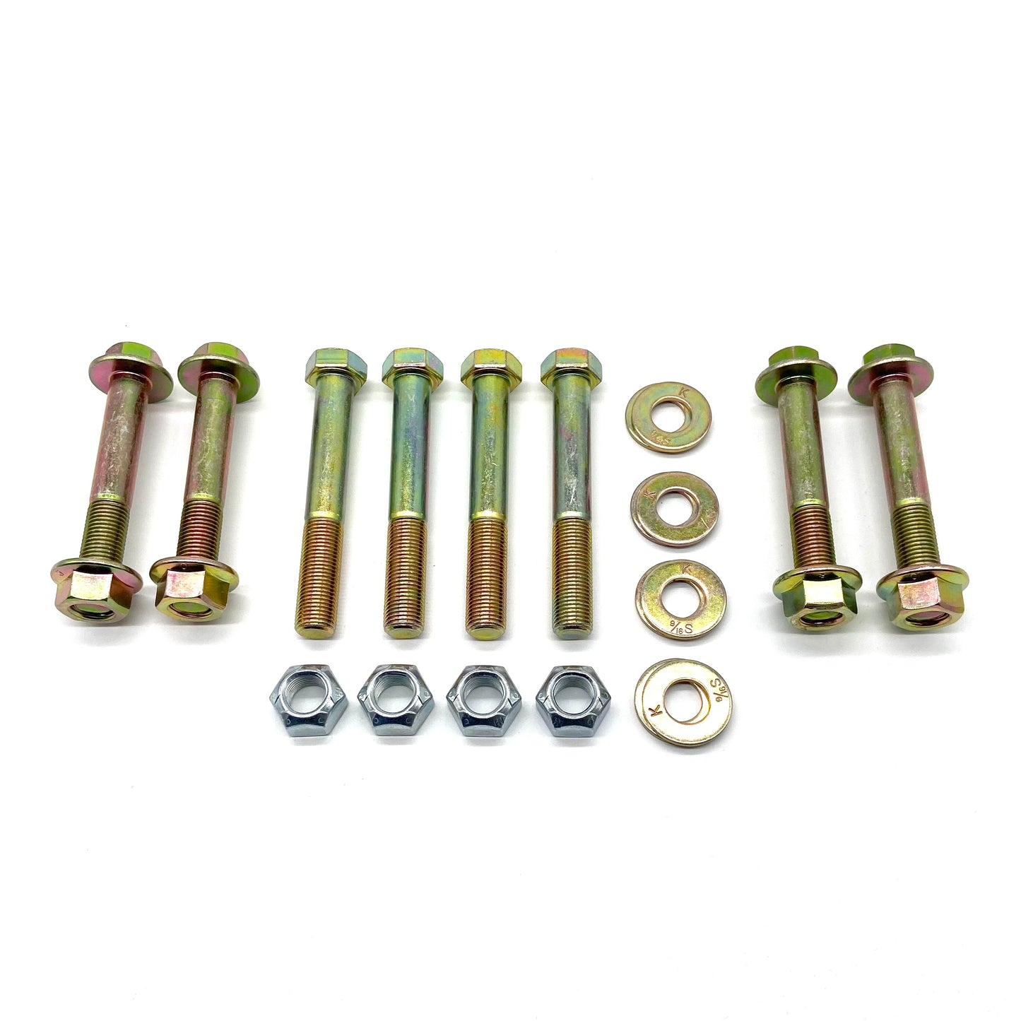 Jeep Wrangler JK JKU 07-18 Rear Control Arm Bolts UPGRADE KIT 9/16" LOWERS