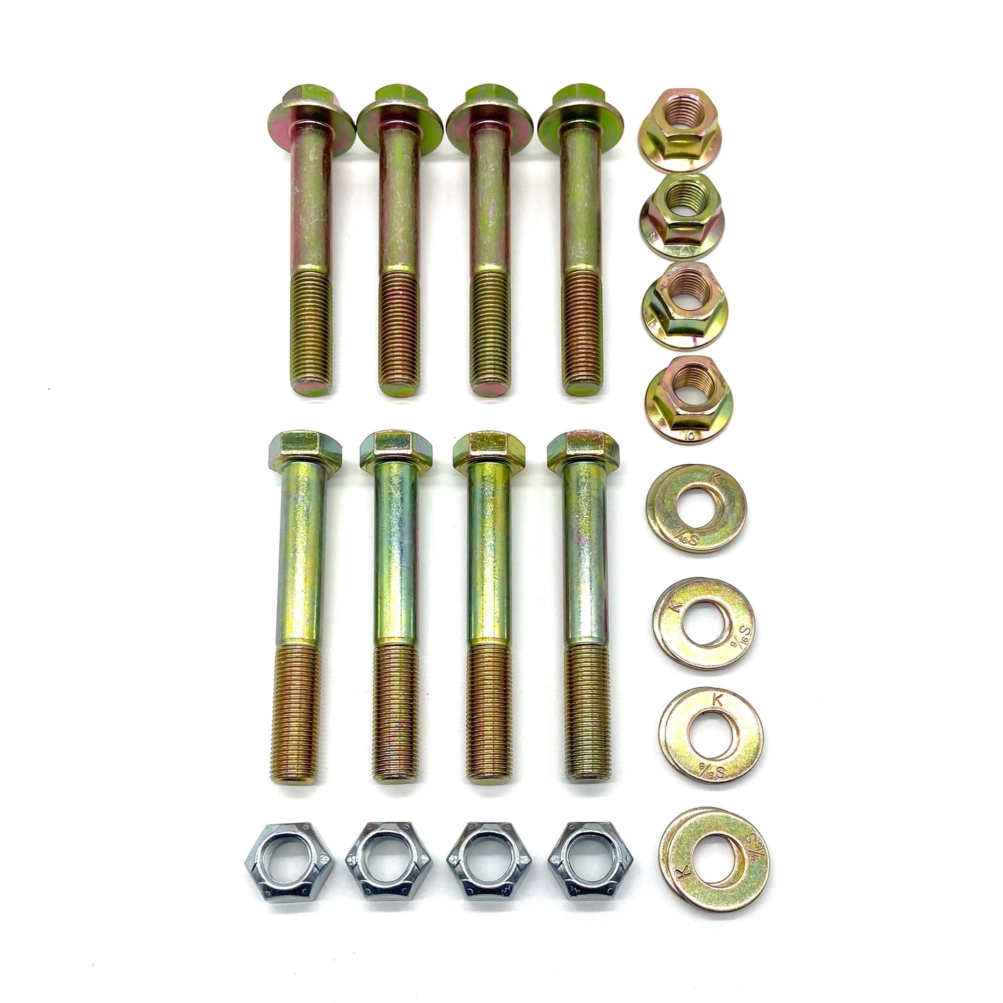 Jeep Wrangler JK JKU 07-18 Rear Control Arm Bolts UPGRADE KIT 9/16" LOWERS