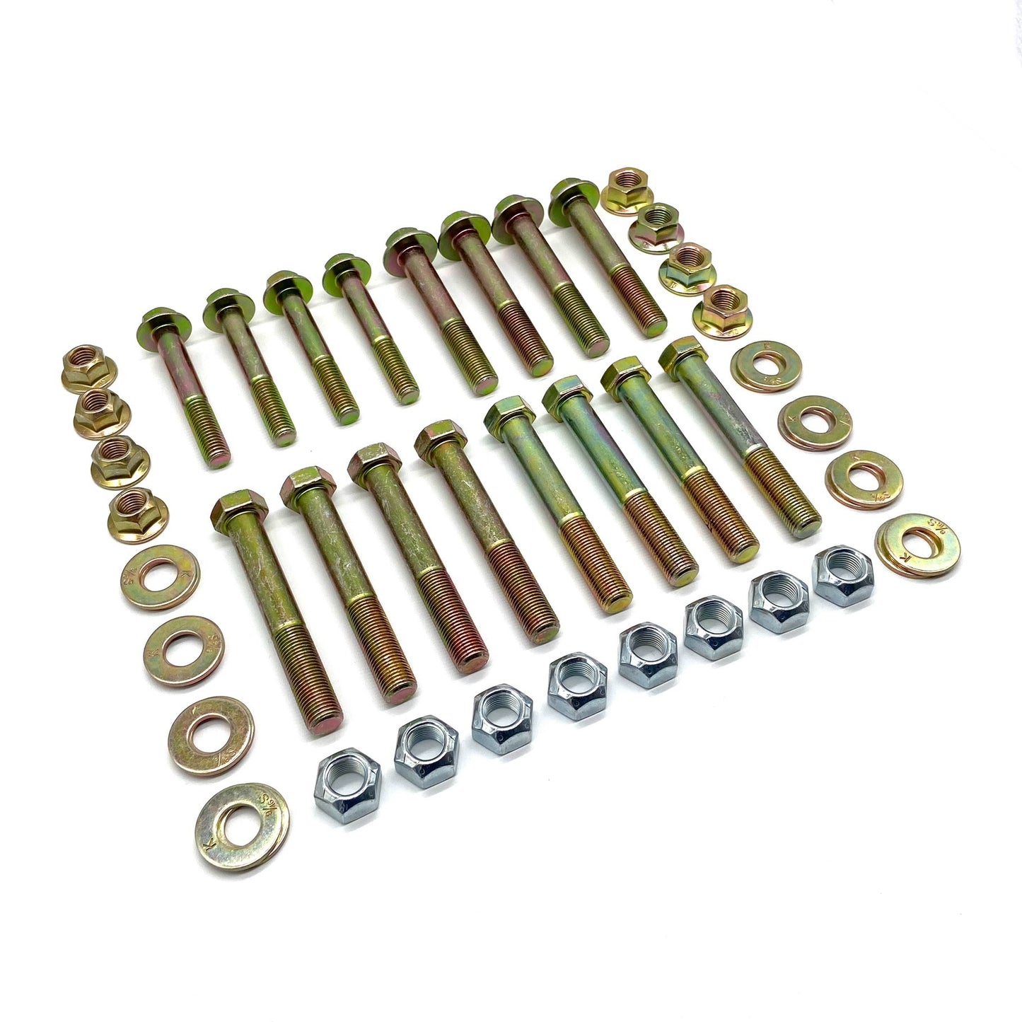 Jeep Wrangler JK JKU 07-18 Control Arm Bolts COMPLETE UPGRADE KIT 9/16"