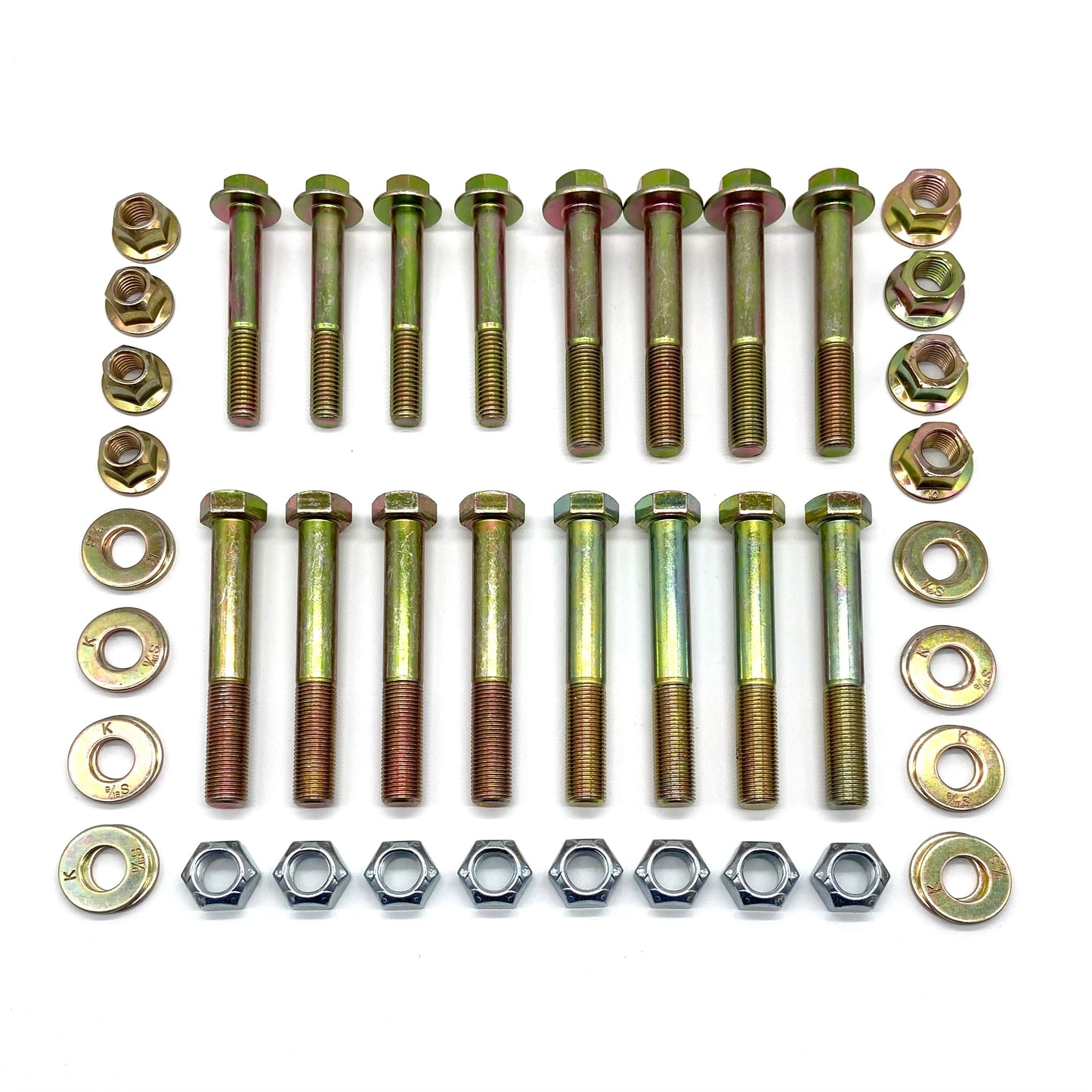 Jeep Wrangler JK JKU 07-18 Control Arm Bolts COMPLETE UPGRADE KIT 9/16"