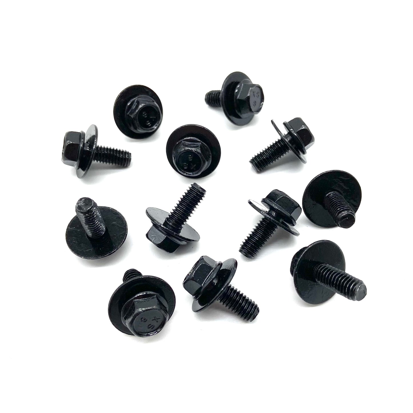 Jeep Wrangler JK JKU 07-18 Front Fender Mounting Bolts (12)