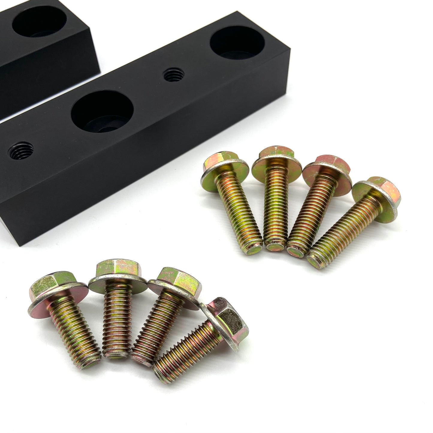 Jeep Wrangler JK 07-18 Rear Sway Bar Relocation Drop Brackets + 10.9 Bolts