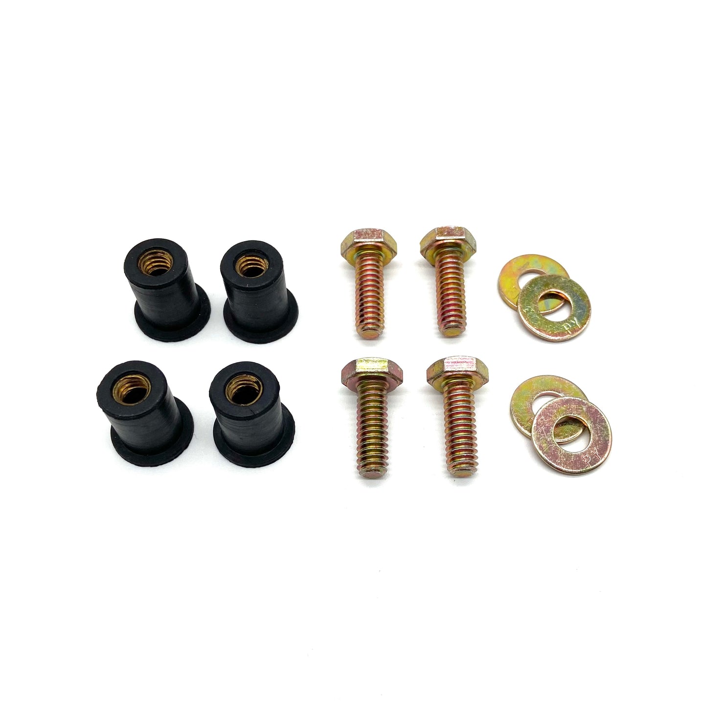 Jeep Wrangler TJ 97-06 AC Condenser Mounting Hardware Bolts + Well Nuts