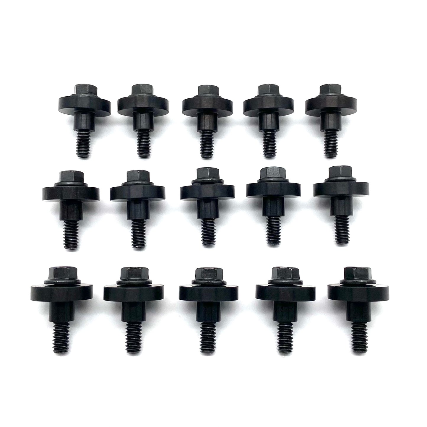 4.0L Valve Cover Torque Limiter Sleeves + Bolts for Jeep Wrangler TJ Cherokee XJ Grand Cherokee ZJ WJ (Black)