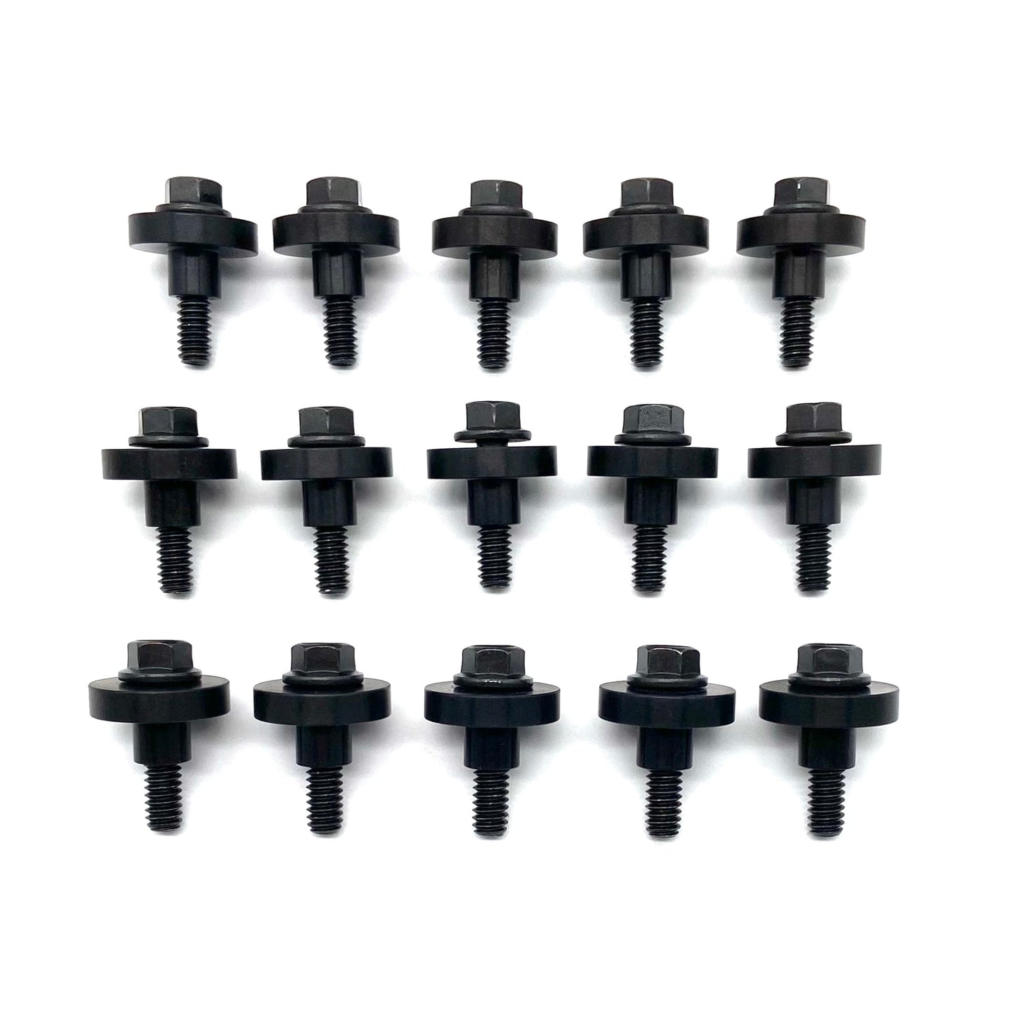 4.0L Valve Cover Torque Limiter Sleeves + Bolts for Jeep Wrangler TJ Cherokee XJ Grand Cherokee ZJ WJ (Black)