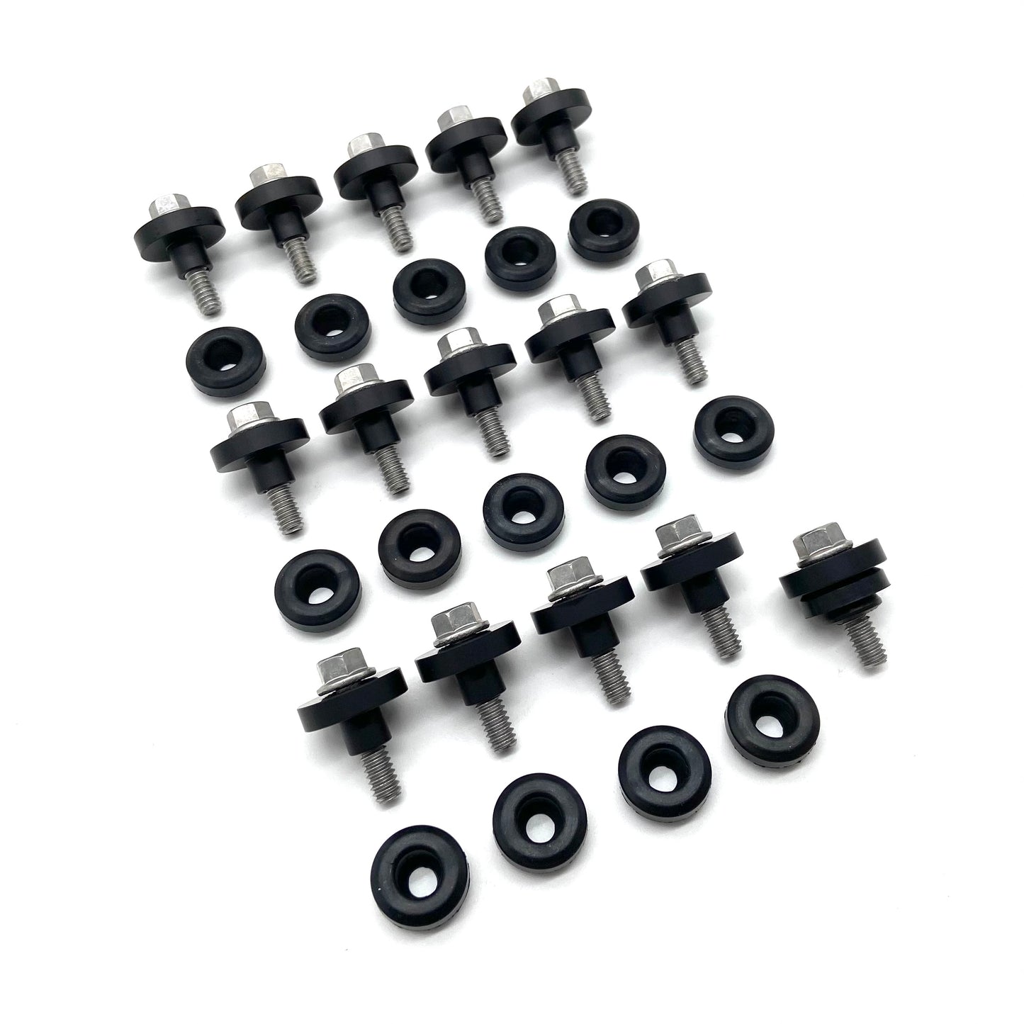 Jeep Grand Cherokee ZJ WJ 96-04 4.0L Valve Cover Torque Limiters + Bolts + Grommets (Stainless)