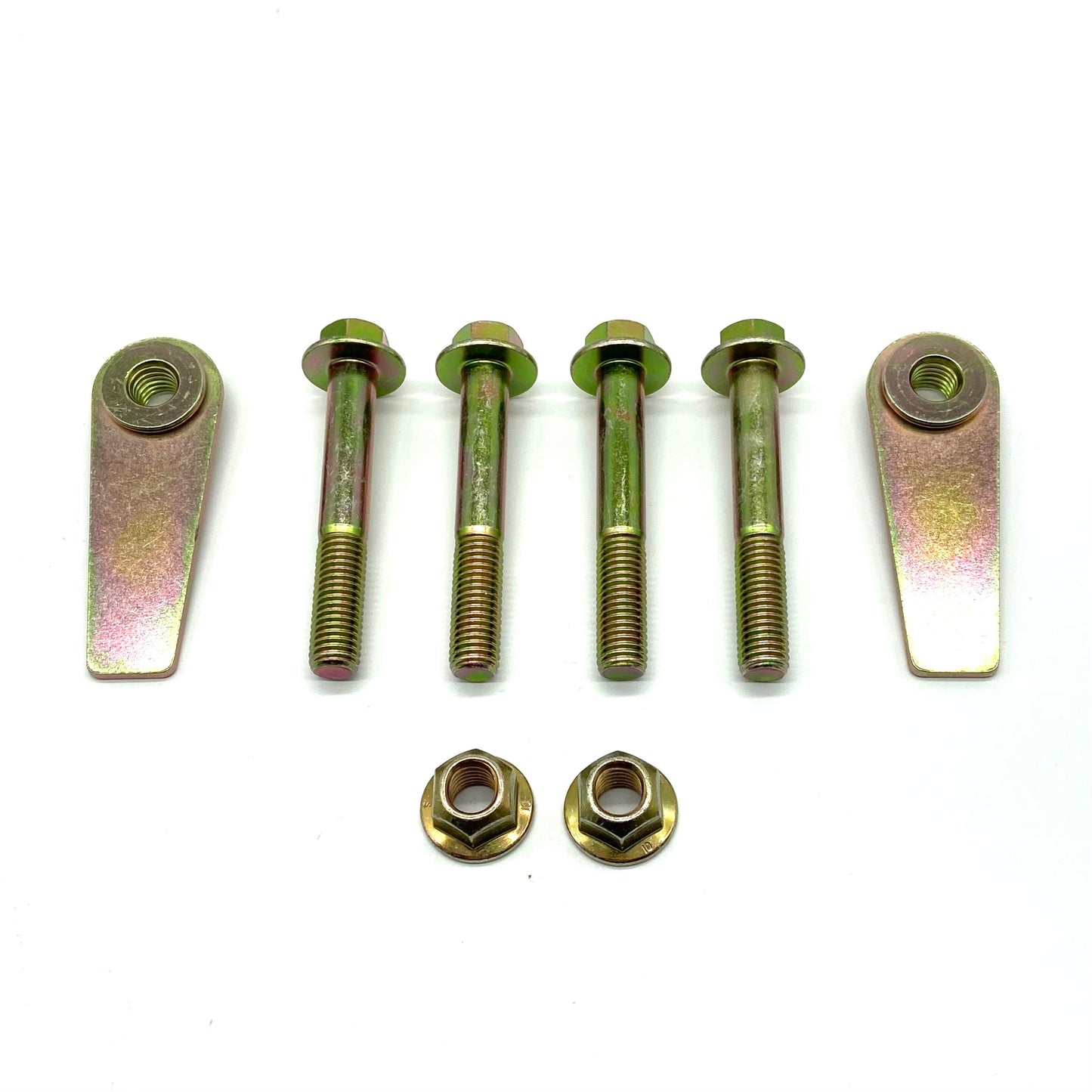 Chrysler Aspen 07-09 Rear Shock Bolts with Flag Nuts 10.9 Upper Lower