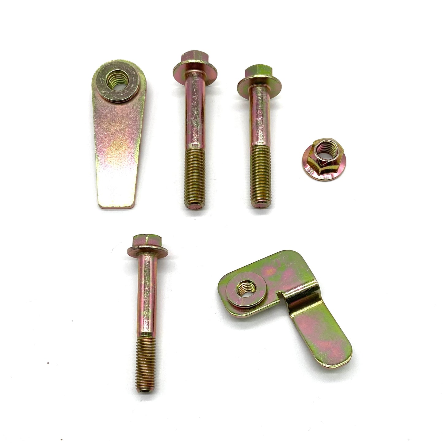 Jeep Wrangler TJ 97-06 Front & Rear Track Bar Bolts & Flag Nut Retainers.