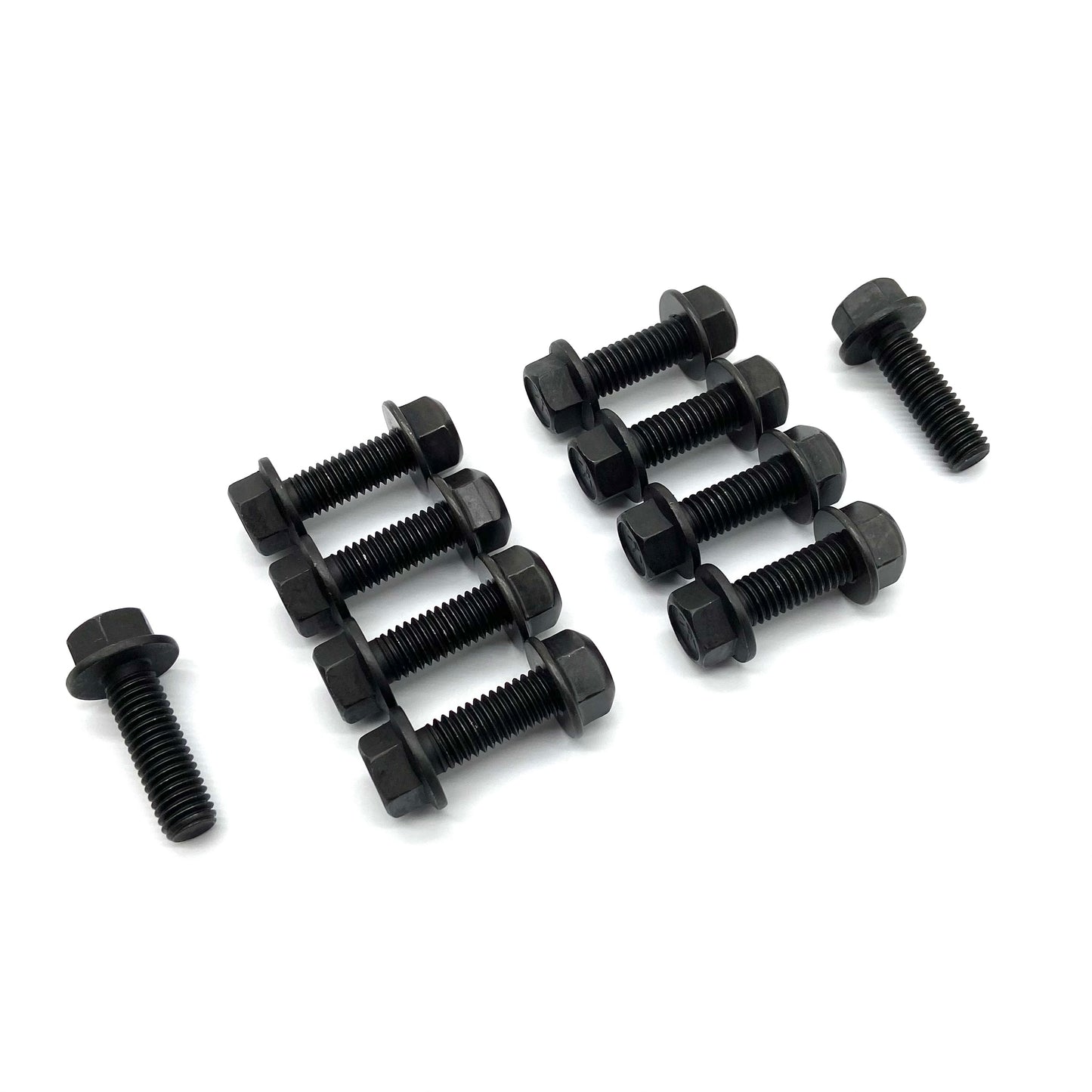 Jeep Wrangler YJ 87-95 Rear Bumper Mounting Bolts GRADE 8 Hardware BLACK.