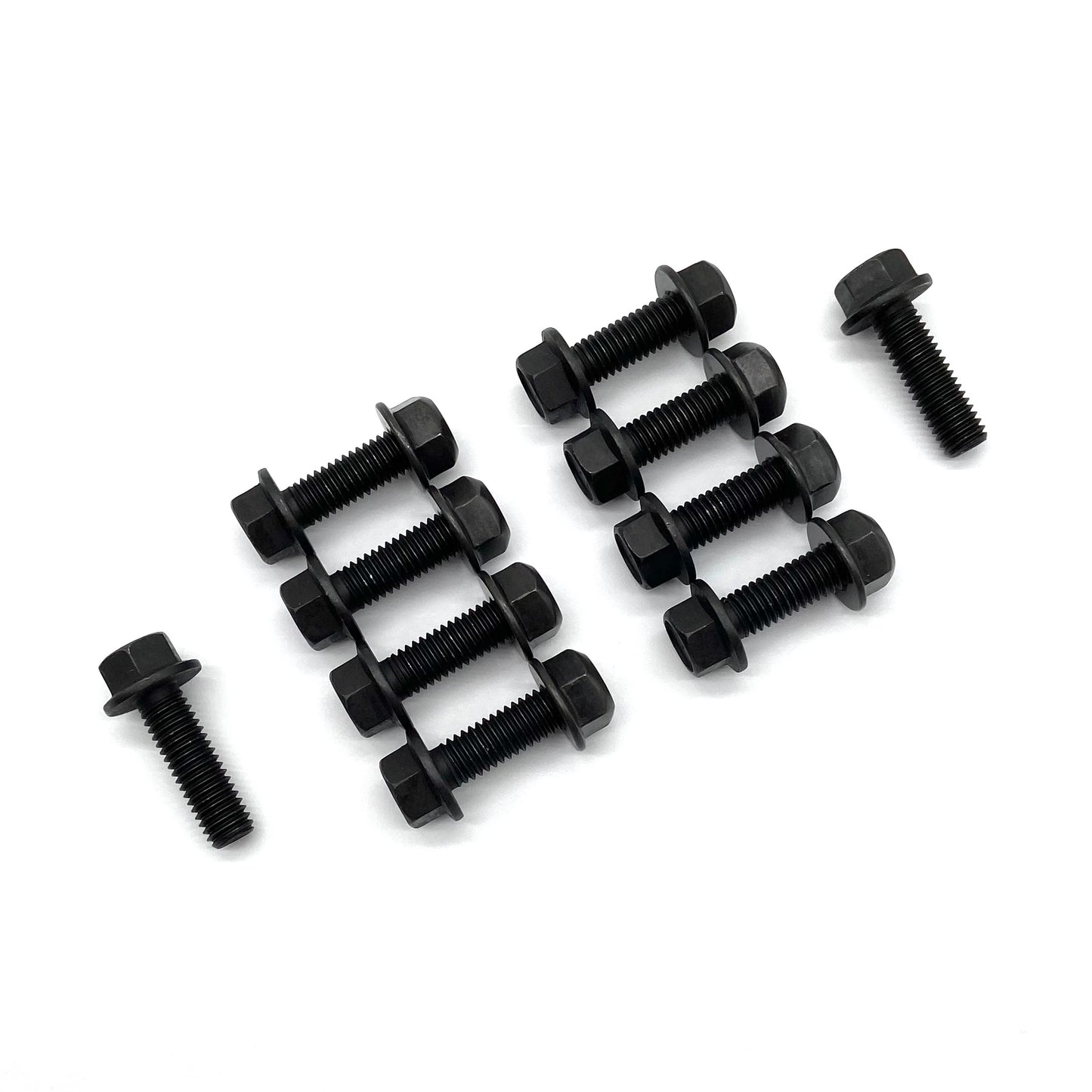 Jeep Wrangler YJ 87-95 Rear Bumper Mounting Bolts GRADE 8 Hardware BLACK.