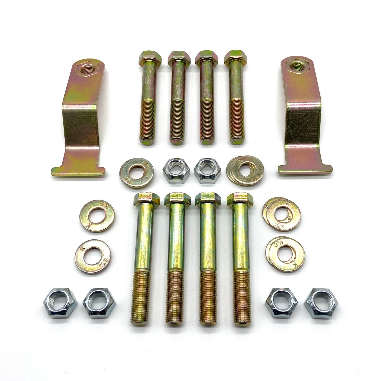 Jeep Wrangler JK 07-18 Rear Control Arm Bolts w/ Flag Nuts 9/16" UPGRADE Upper and Lower.