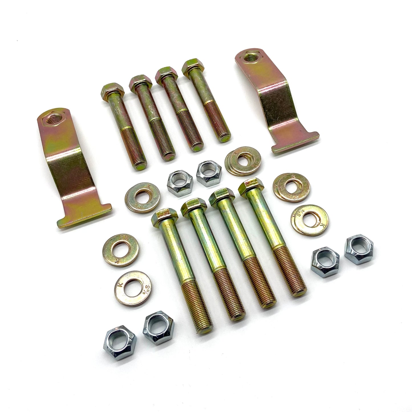 Jeep Wrangler JK 07-18 Rear Control Arm Bolts w/ Flag Nuts 9/16" UPGRADE Upper and Lower.