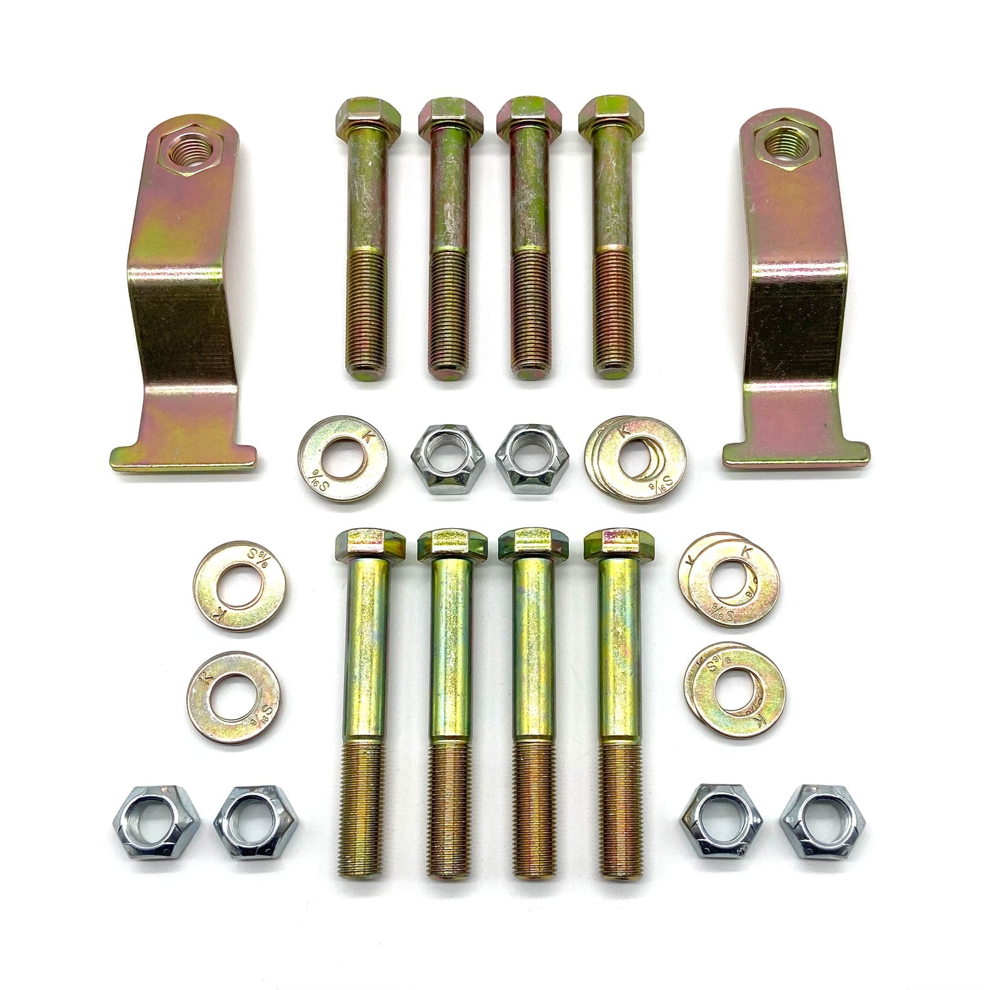 Jeep Wrangler JK 07-18 Rear Control Arm Bolts w/ Flag Nuts 9/16" UPGRADE Upper and Lower.