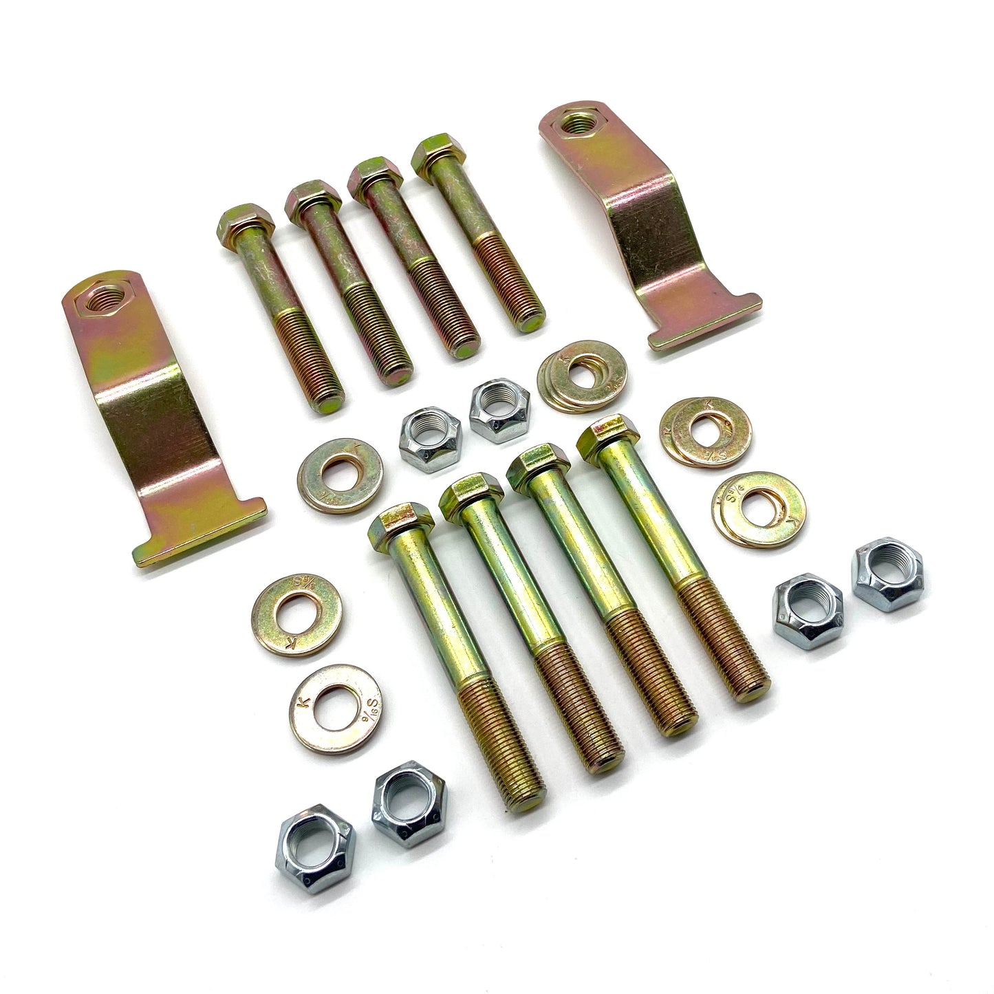 Jeep Wrangler JK 07-18 Rear Control Arm Bolts w/ Flag Nuts 9/16" UPGRADE Upper and Lower.
