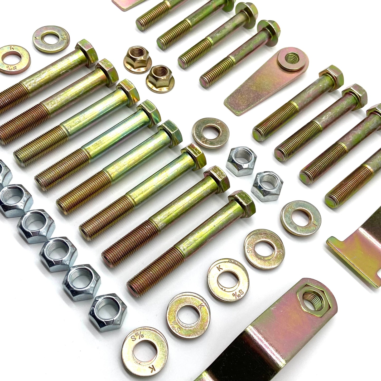 Jeep Wrangler JK 07-18 Control Arm Bolts COMPLETE UPGRADE KIT 9/16" Grade 8