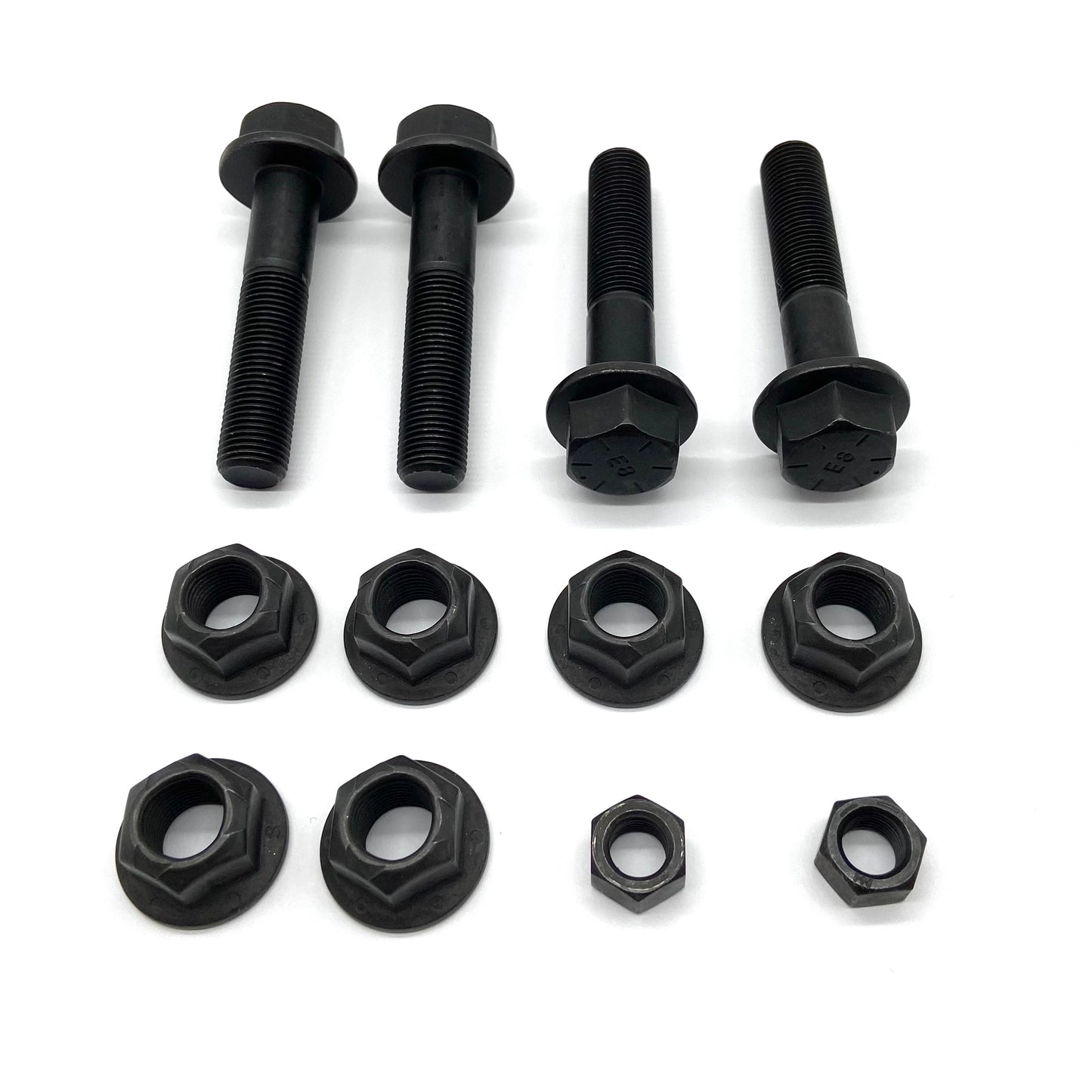 Jeep Wrangler YJ 87-95 Shock Bolts Front and Rear GRADE 8 Black