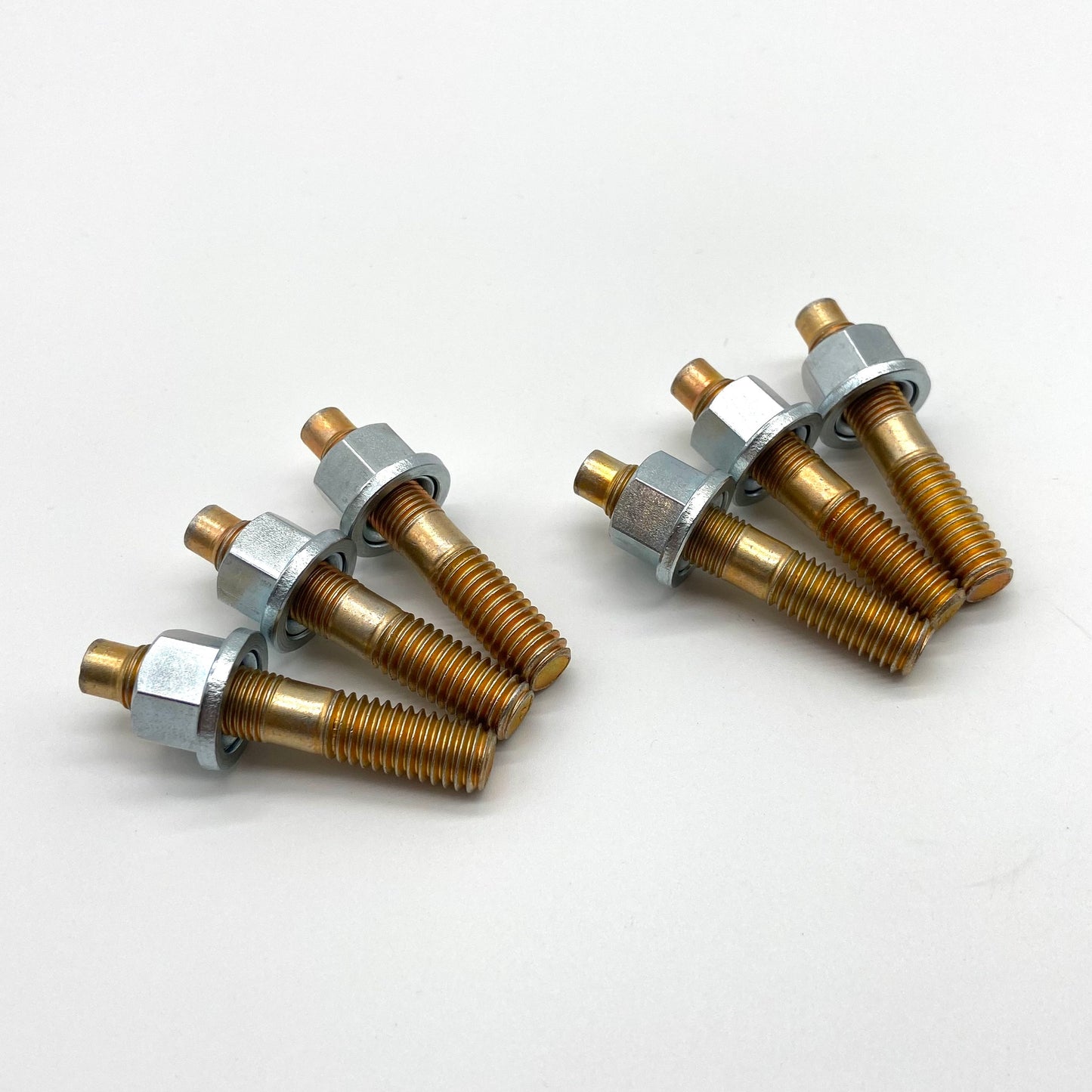 Jeep Wrangler YJ TJ JK 87-18 NP231 NP241 Transfer Case Studs and Nuts GRADE 8 Yellow Zinc (6) XJ MJ ZJ WJ KJ KK CJ SJ Ram