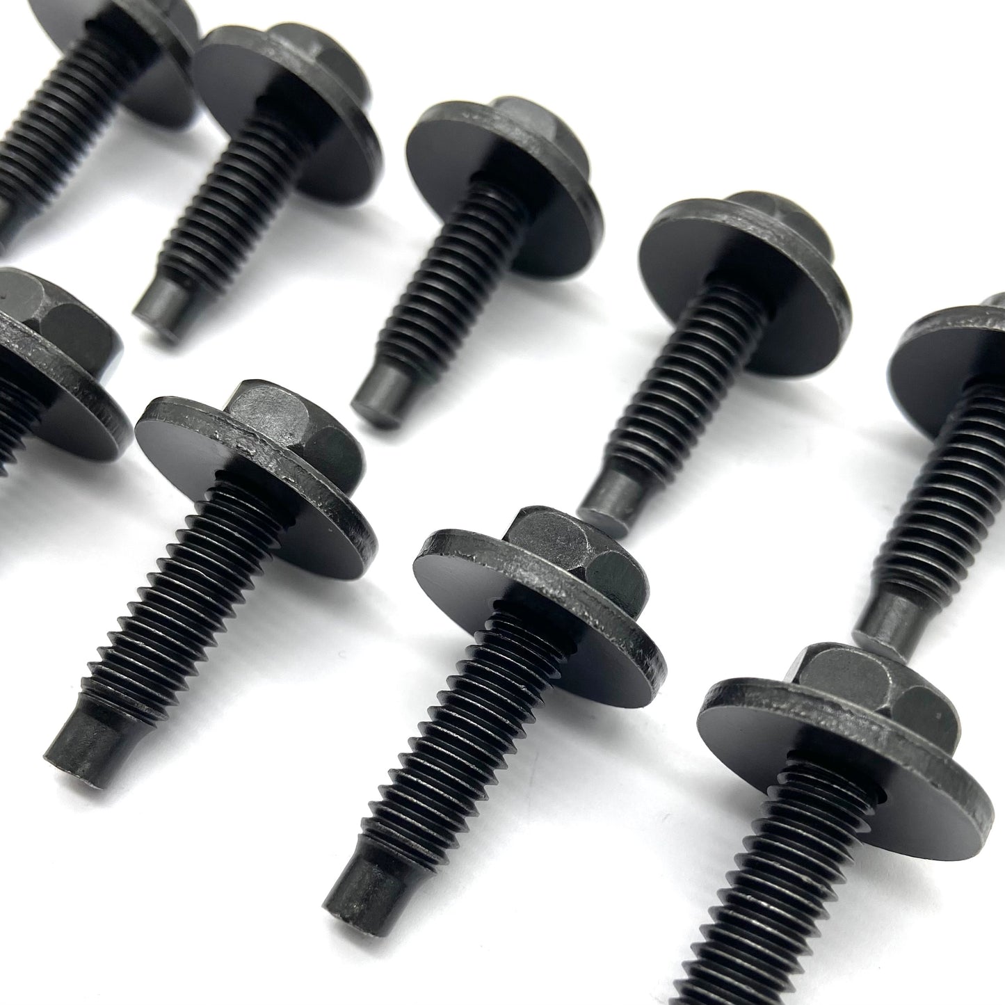 Jeep CJ 55-86 Hood Hinge Bolts (10) J4004455 CJ5 CJ6 CJ7 Scrambler BLACK