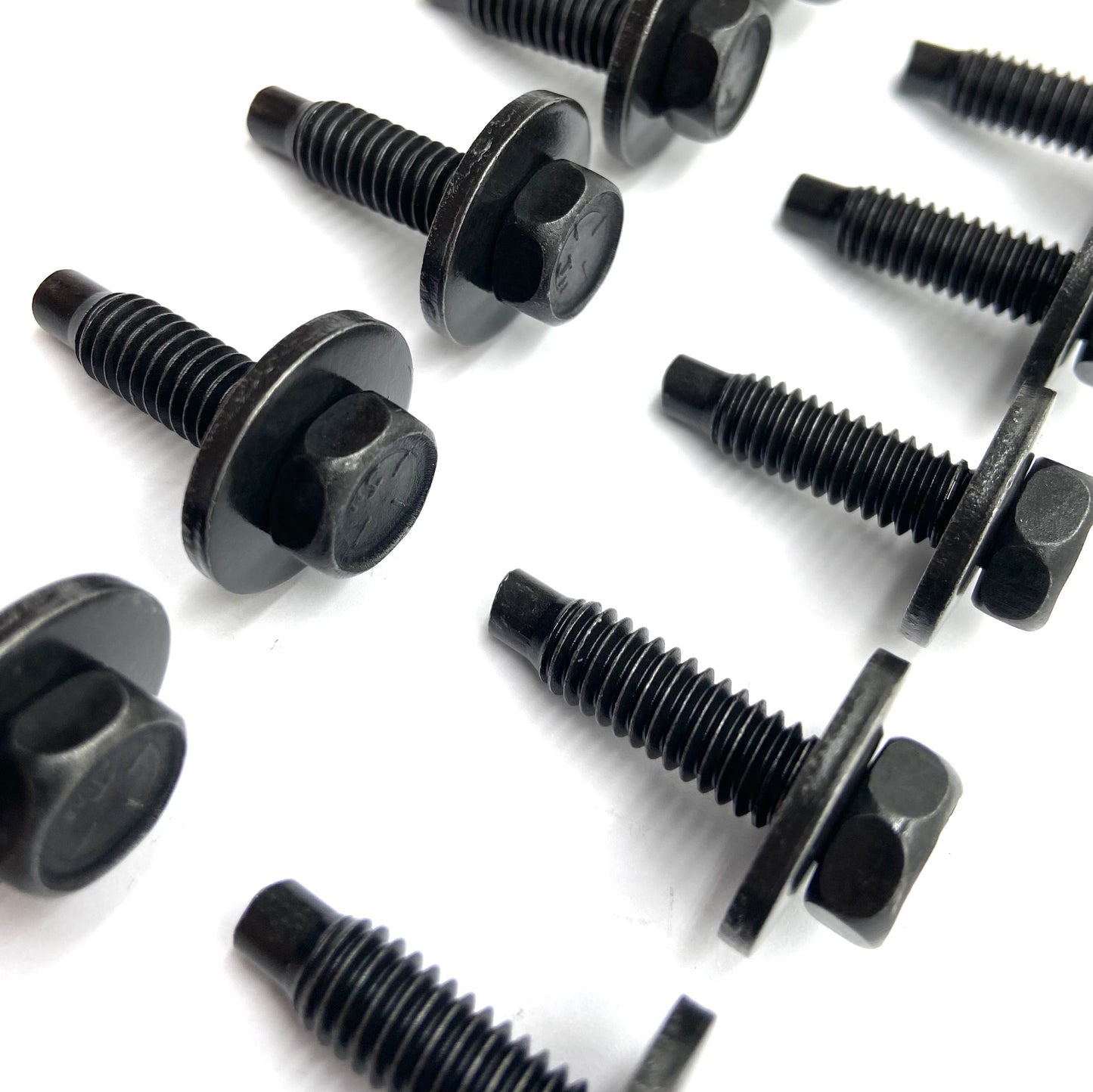 Jeep CJ 55-86 Hood Hinge Bolts (10) J4004455 CJ5 CJ6 CJ7 Scrambler BLACK