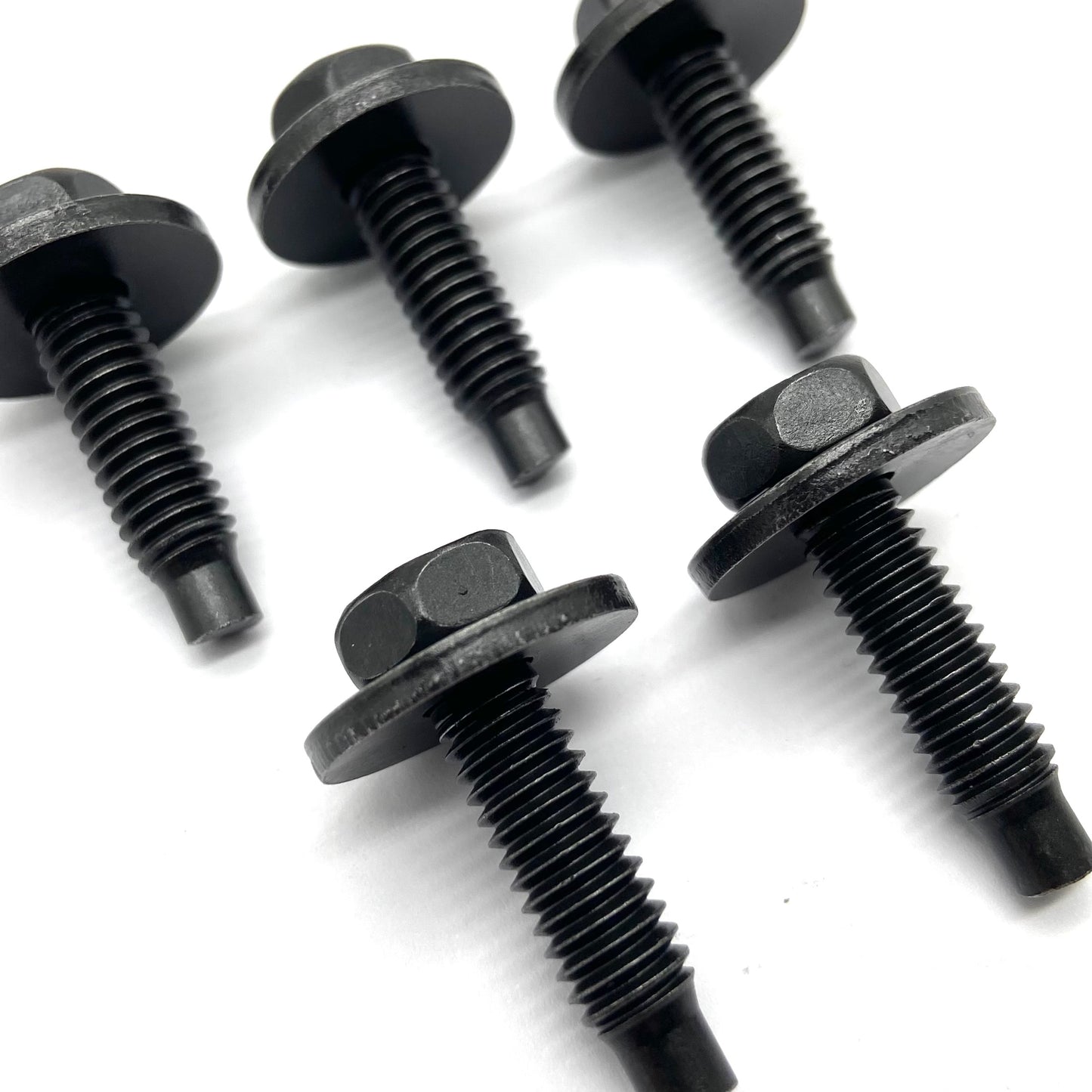 Jeep Wrangler YJ TJ 87-06 Tailgate Spare Tire Carrier Bracket Bolts BLACK
