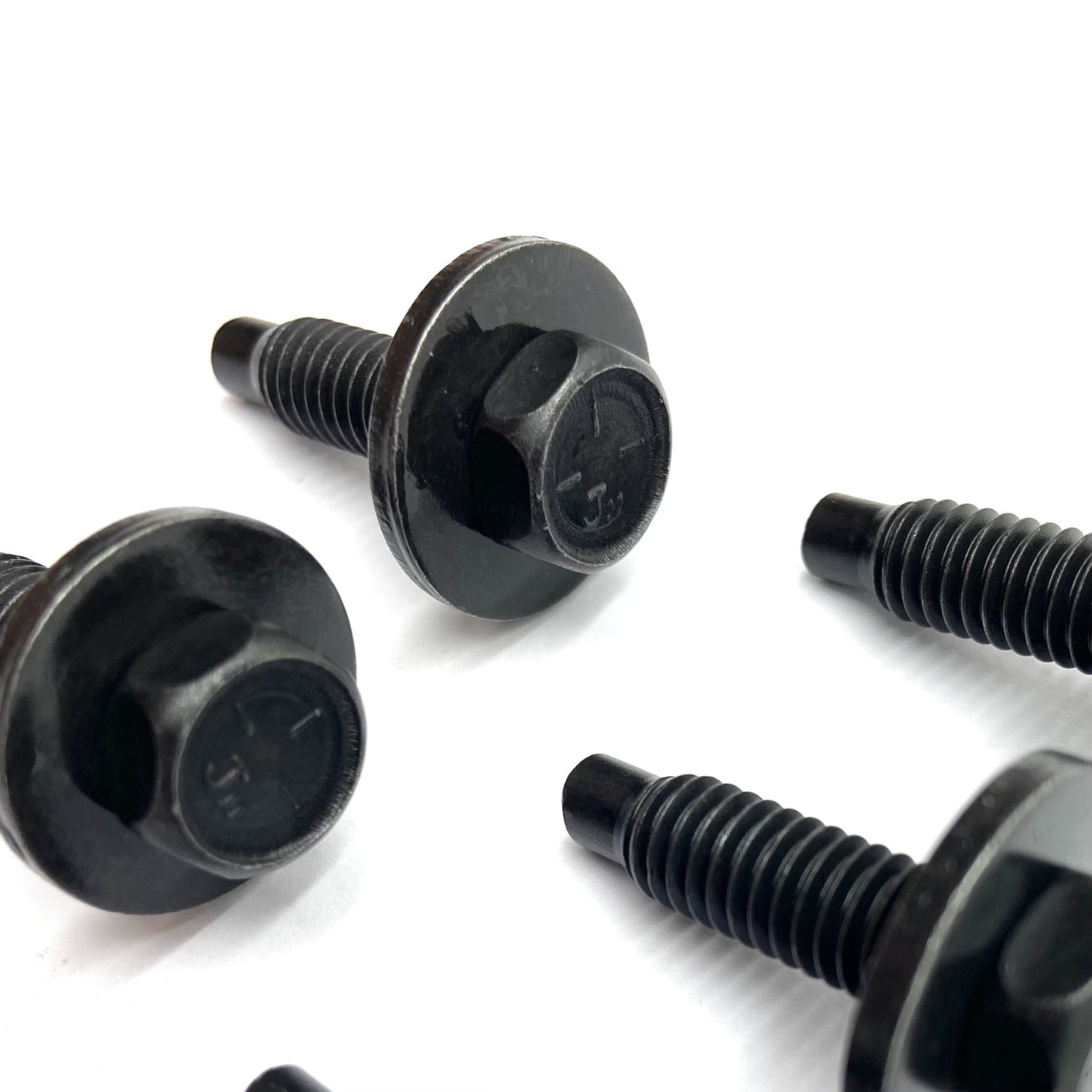 Jeep Wrangler YJ TJ 87-06 Tailgate Spare Tire Carrier Bracket Bolts BLACK