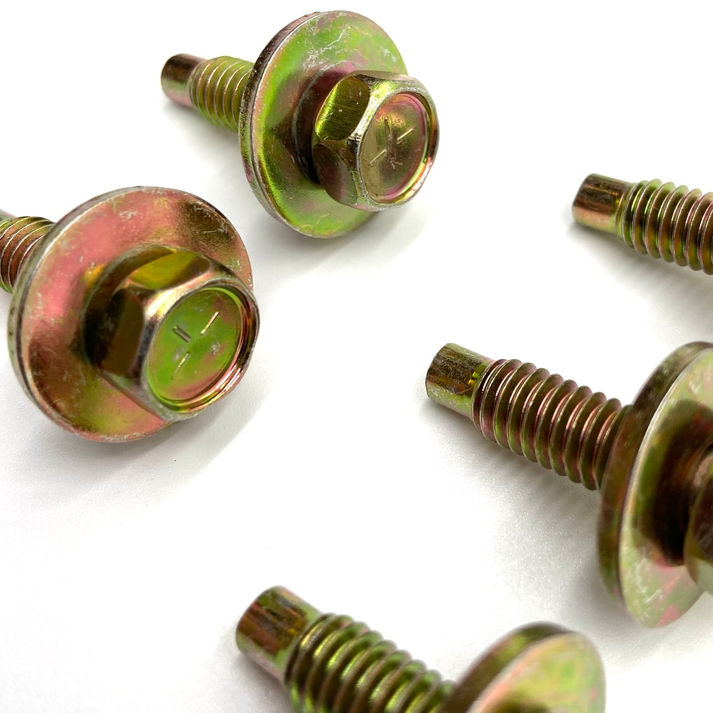 Jeep Wrangler YJ TJ 87-06 Tailgate Spare Tire Carrier Bracket Bolts YELLOW