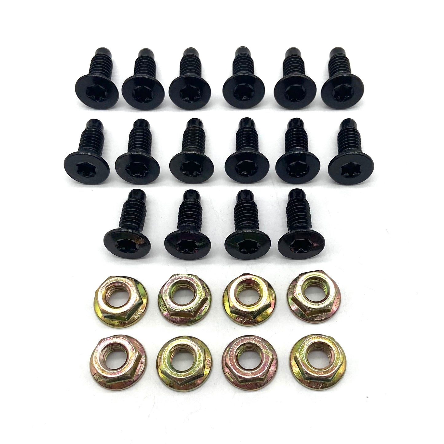 Jeep Wrangler YJ CJ GRADE 8 Windshield Hinge Torx Screws Bolts + Nuts CJ5 CJ7 CJ8 Scrambler