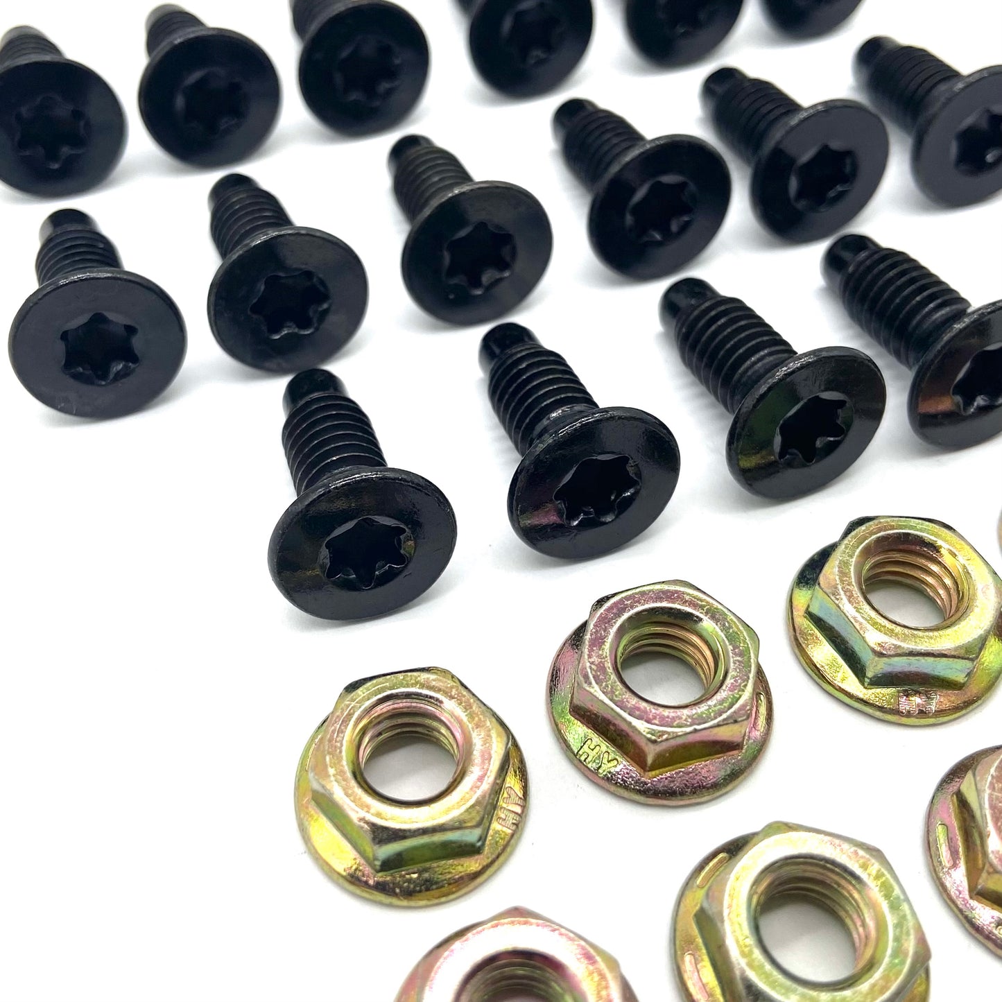 Jeep Wrangler YJ CJ GRADE 8 Windshield Hinge Torx Screws Bolts + Nuts CJ5 CJ7 CJ8 Scrambler