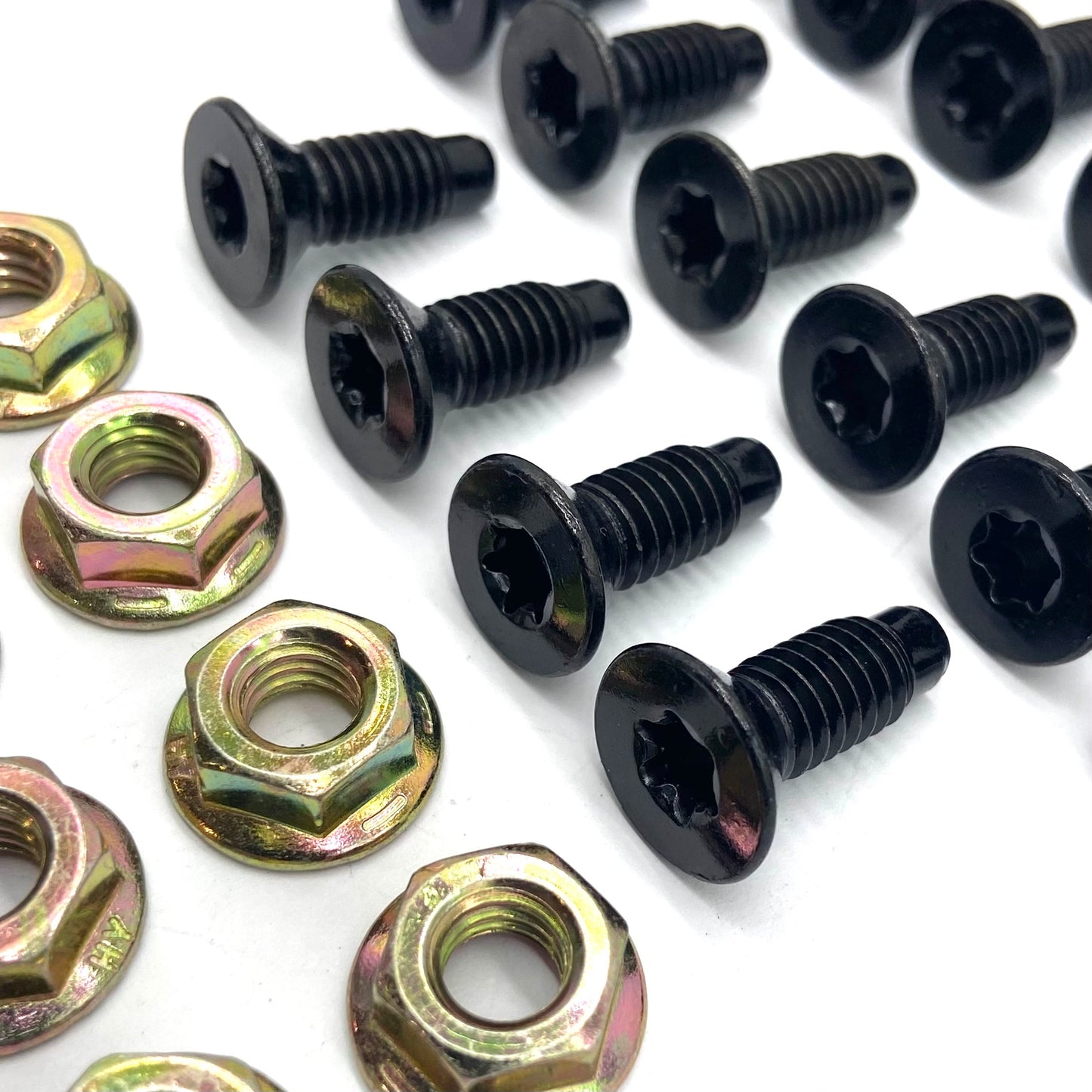Jeep Wrangler YJ CJ GRADE 8 Windshield Hinge Torx Screws Bolts + Nuts CJ5 CJ7 CJ8 Scrambler