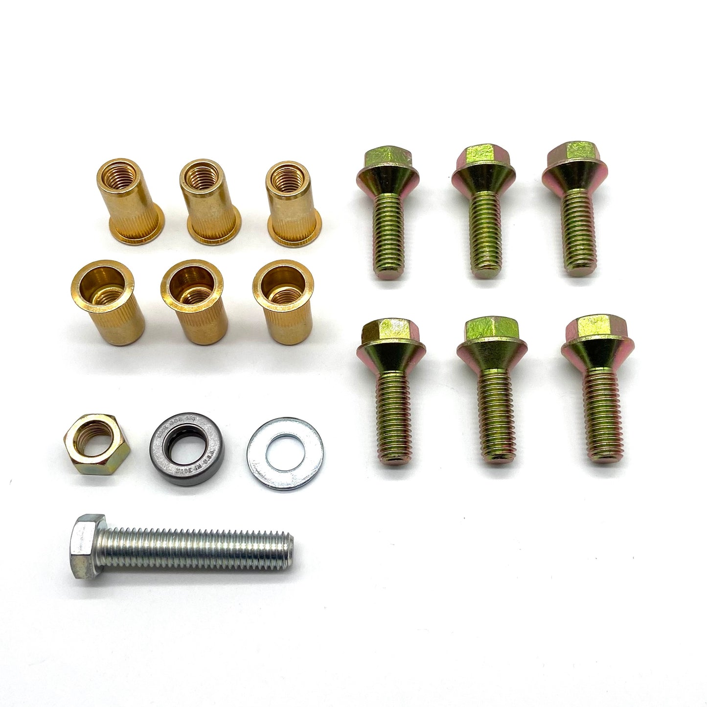 Jeep Wrangler YJ TJ 87-02 Skid Plate Bolts Nutserts Rivet Nuts Set with Tool