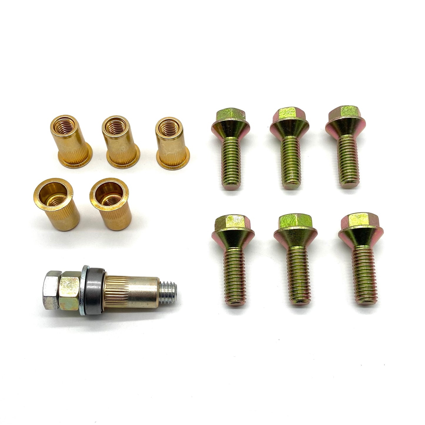 Jeep Wrangler YJ TJ 87-02 Skid Plate Bolts Nutserts Rivet Nuts Set with Tool