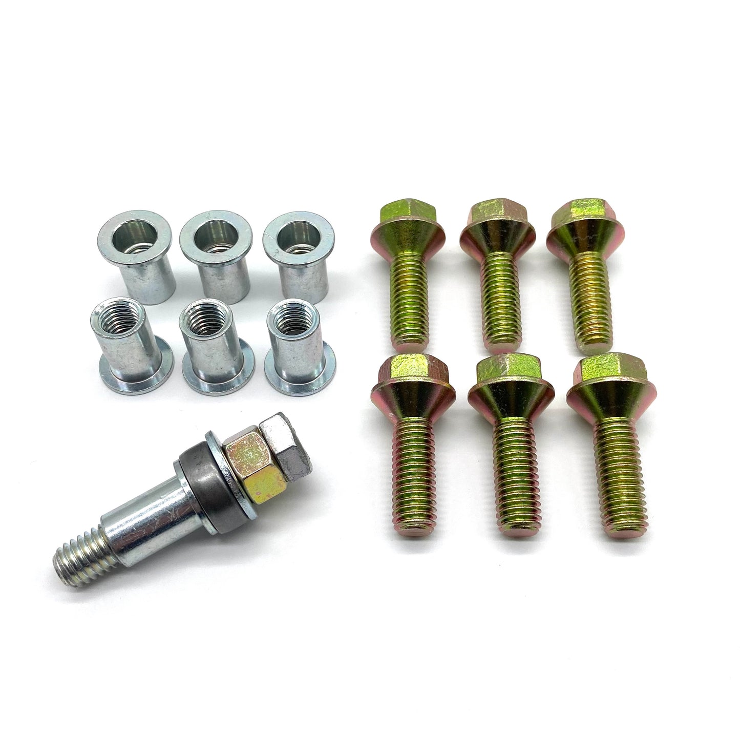 Jeep Wrangler YJ TJ 87-02 Skid Plate Bolts + USA MADE Nutserts with Tool