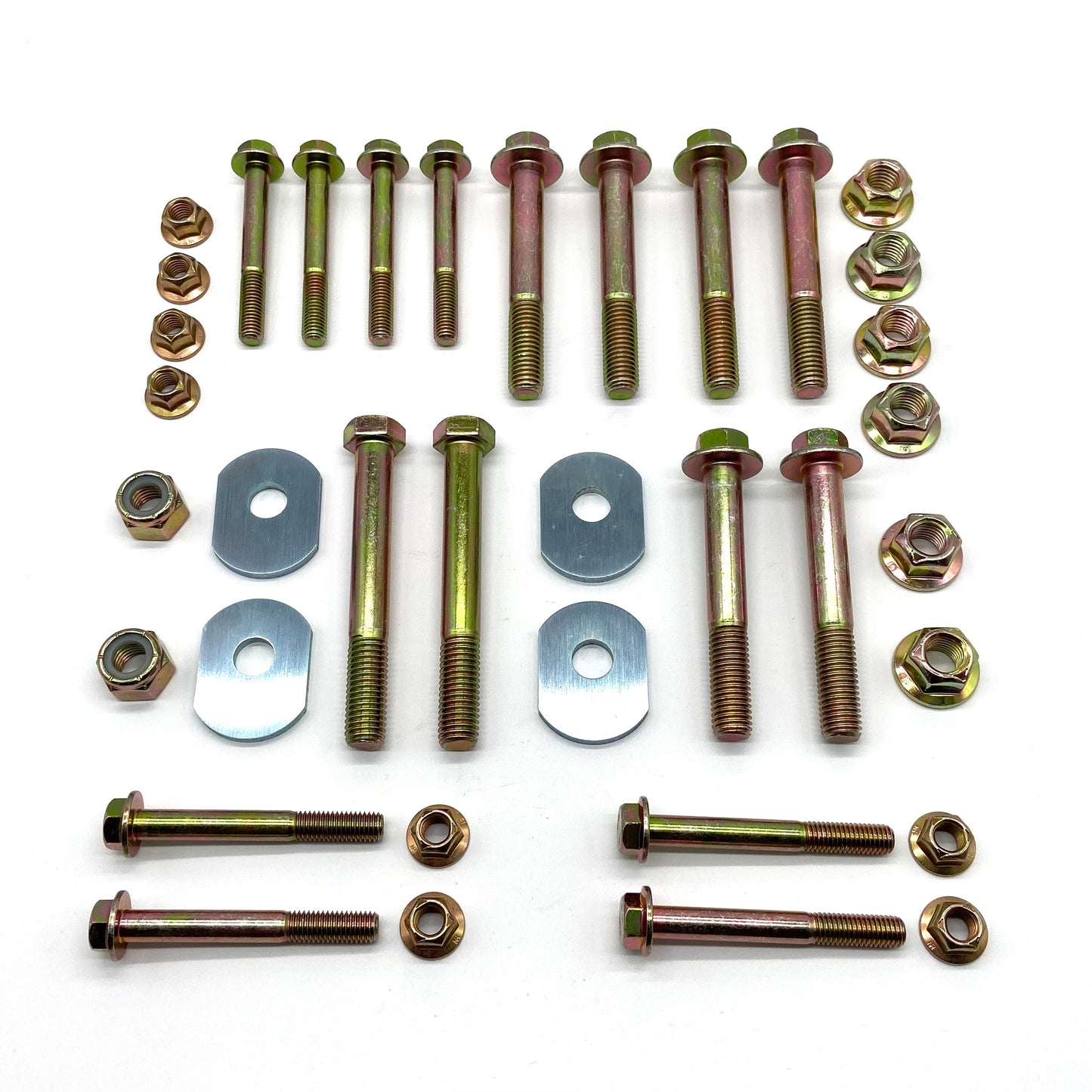 Jeep Wrangler TJ 97-06 Control Arm Bolts Front & Rear with Cam Bolt Filler