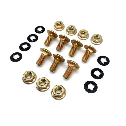 Jeep Wrangler TJ 97-06 Gas Tank Skid Plate Bolts GRADE 8 YELLOW ZINC Fuel Tank