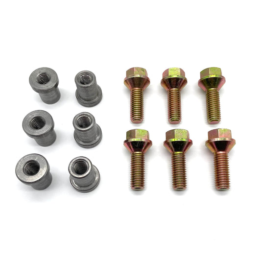 Jeep Wrangler YJ TJ 87-02 Skid Plate Bolts + Weld Nuts to replace Nutserts