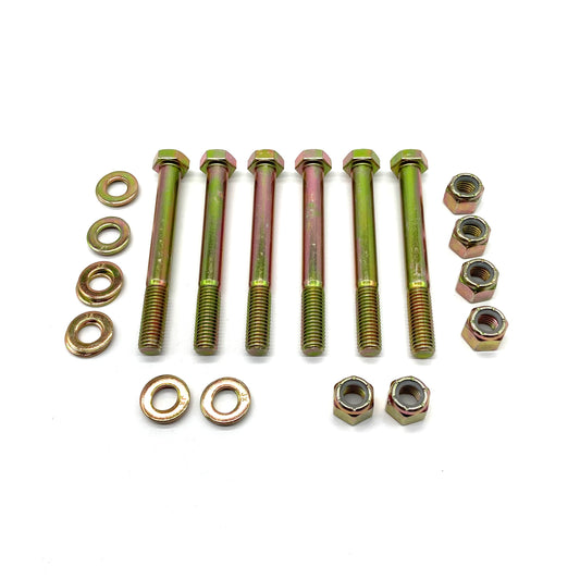 Jeep Wrangler YJ 87-95 Leaf Spring Shackle Bolts GRADE 8 Yellow Zinc (6)