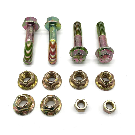 Jeep Wrangler YJ 87-95 Shock Bolts Front and Rear GRADE 8 Yellow Zinc