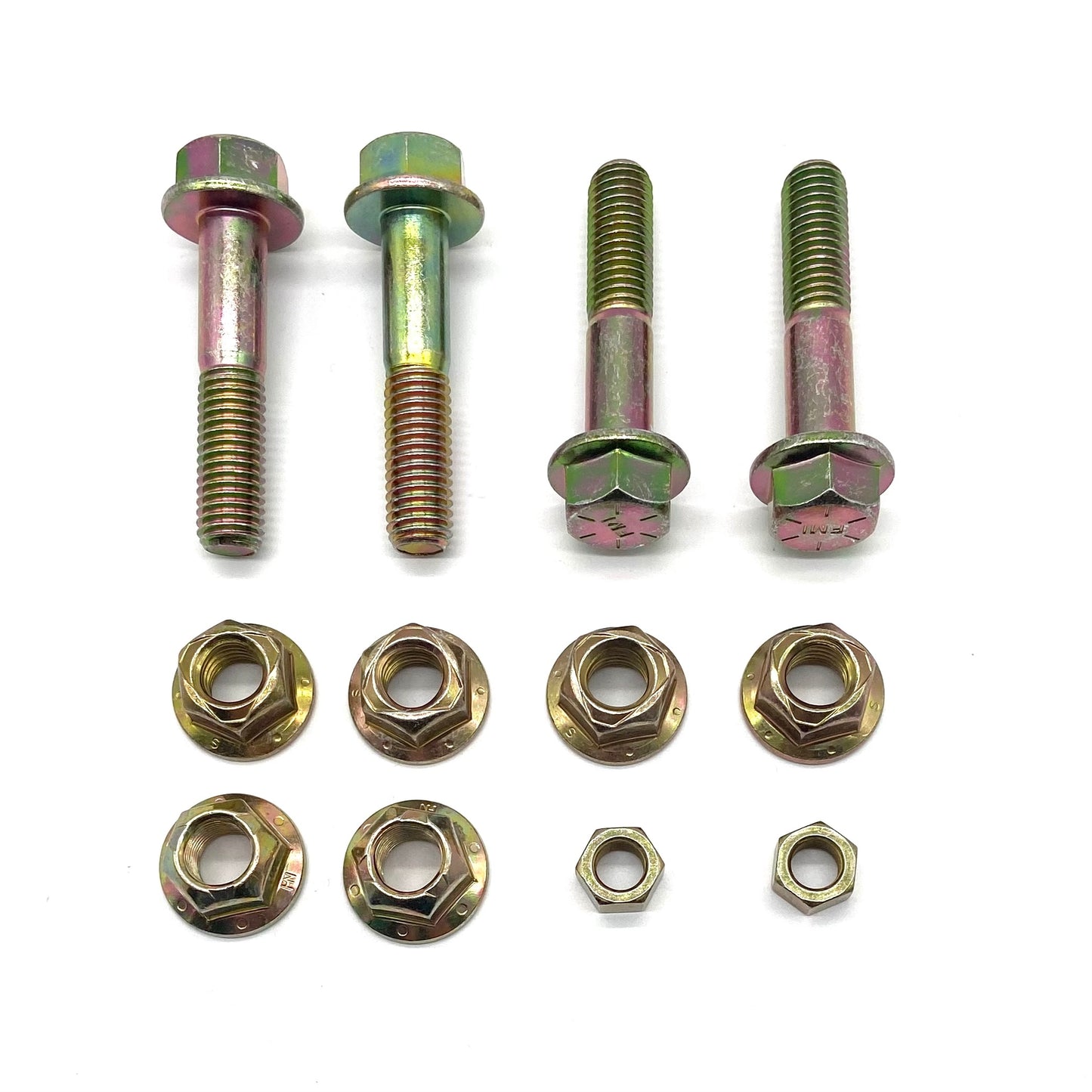 Jeep Wrangler YJ 87-95 Shock Bolts Front and Rear GRADE 8 Yellow Zinc
