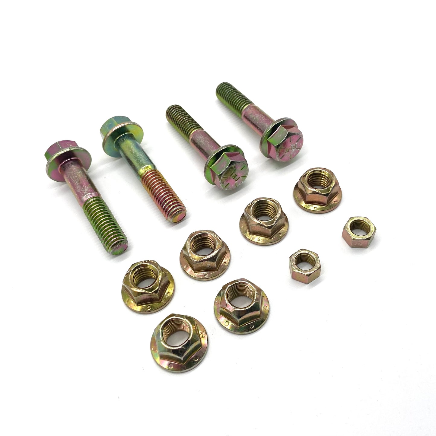 Jeep Wrangler YJ 87-95 Shock Bolts Front and Rear GRADE 8 Yellow Zinc