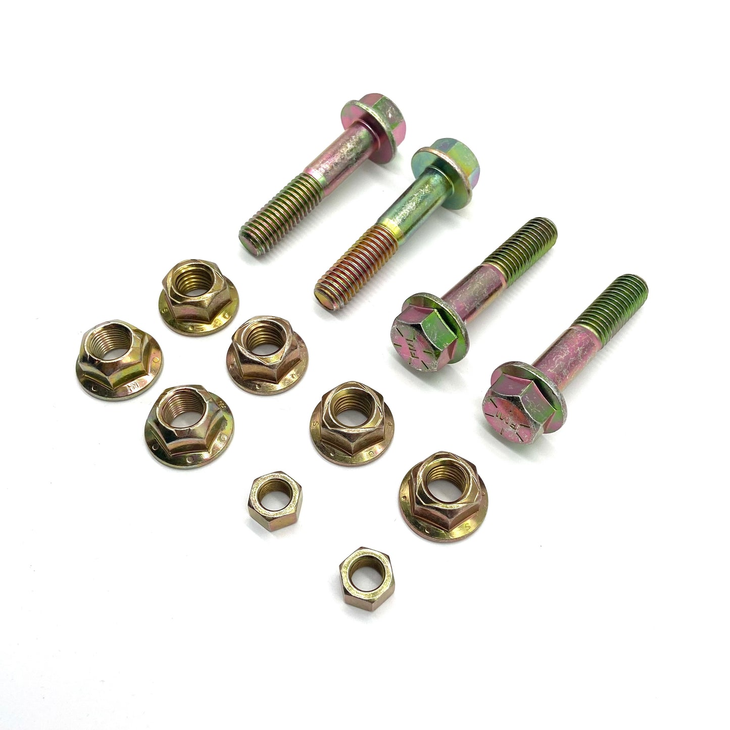 Jeep Wrangler YJ 87-95 Shock Bolts Front and Rear GRADE 8 Yellow Zinc