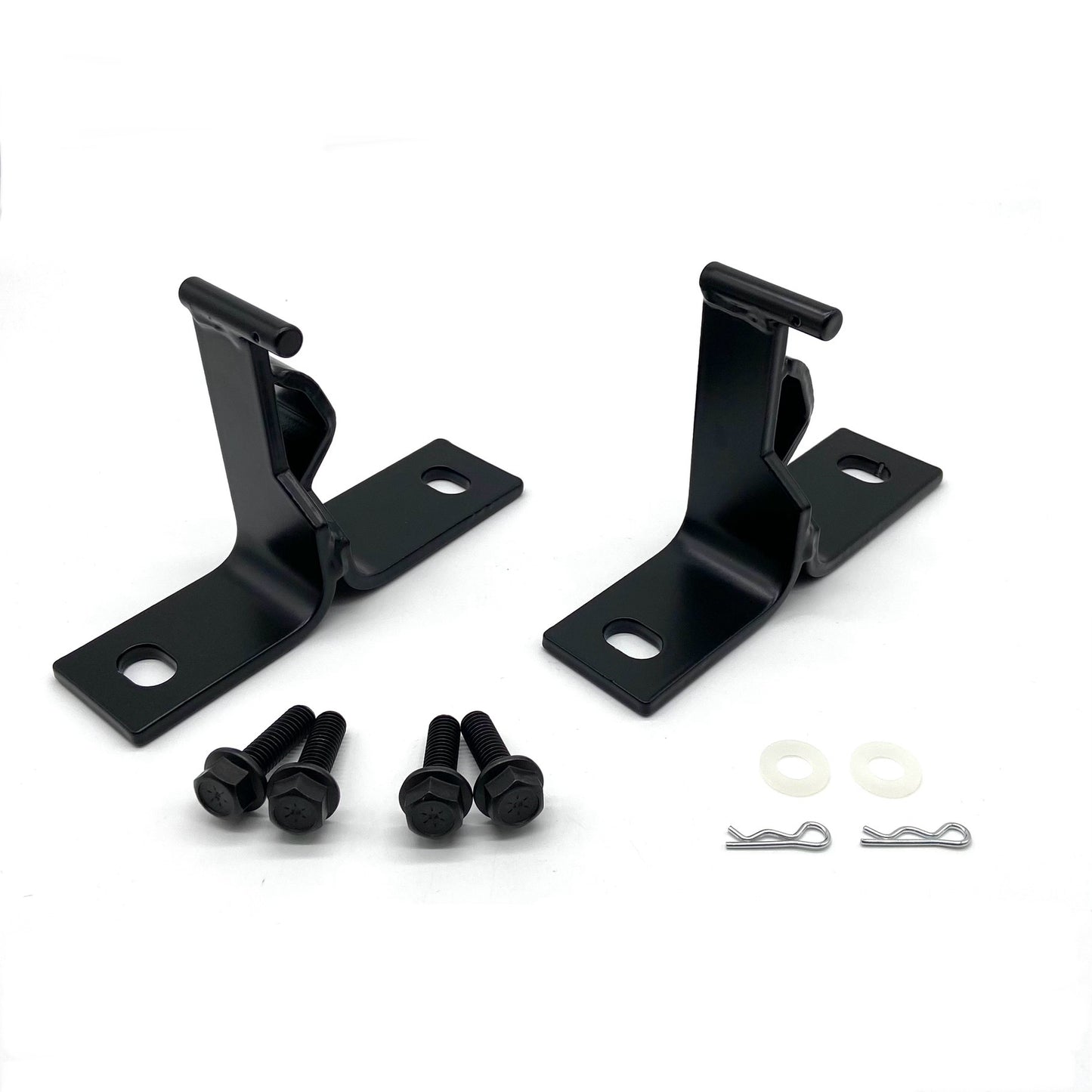 Jeep CJ Wrangler YJ 76-95 Rear Seat Brackets and Bolts Fold and Tumble CJ5 CJ7 CJ8