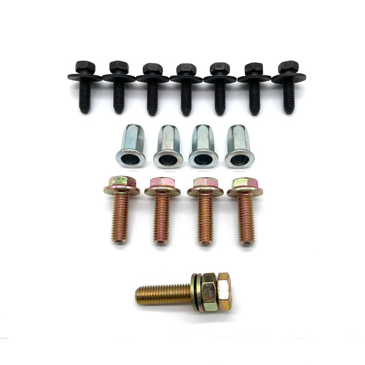 Jeep Wrangler JL Steel Front Bumper Skid Plate Bolts Nutserts / Rivet Nuts Gladiator JT (with tool)